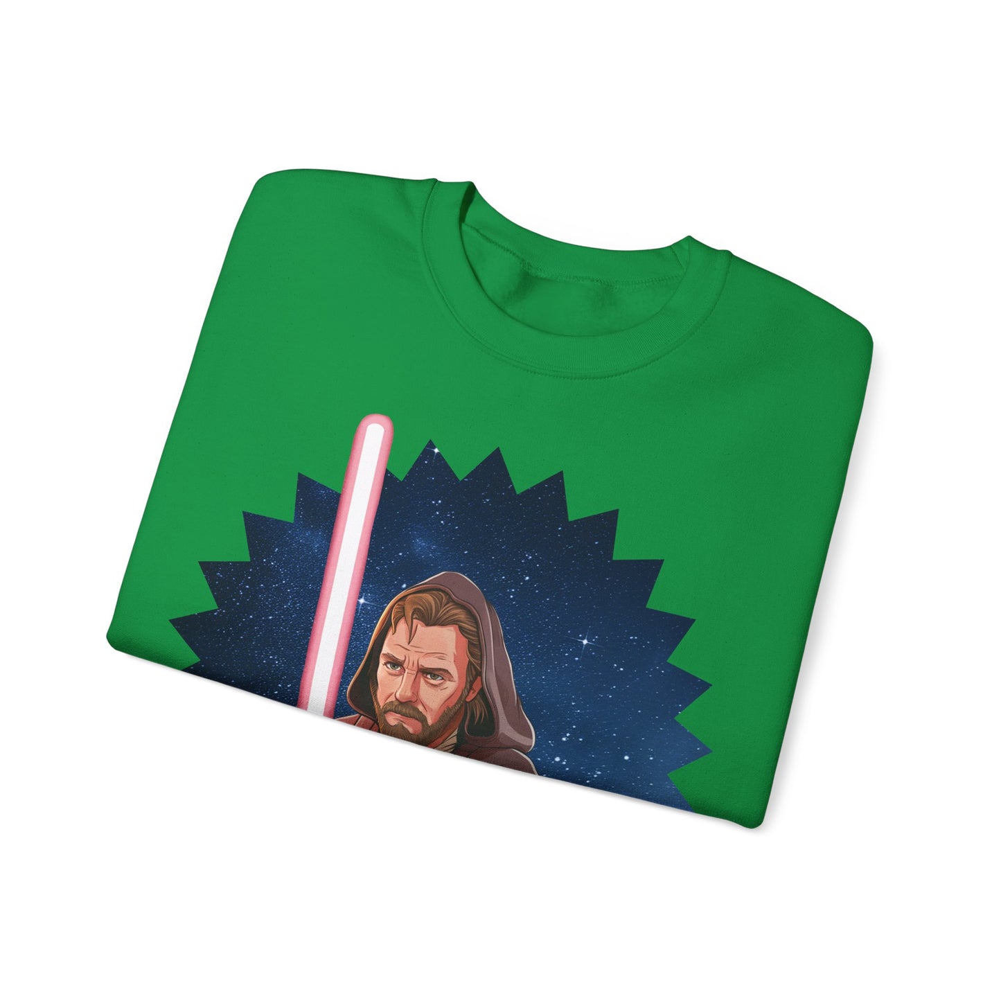 Obi-Wan Kenobi Ken Barbie Movie Star Wars Unisex Heavy Blend Crewneck Sweatshirt Sweatshirts Barbie Ken Movies Star Wars Printify