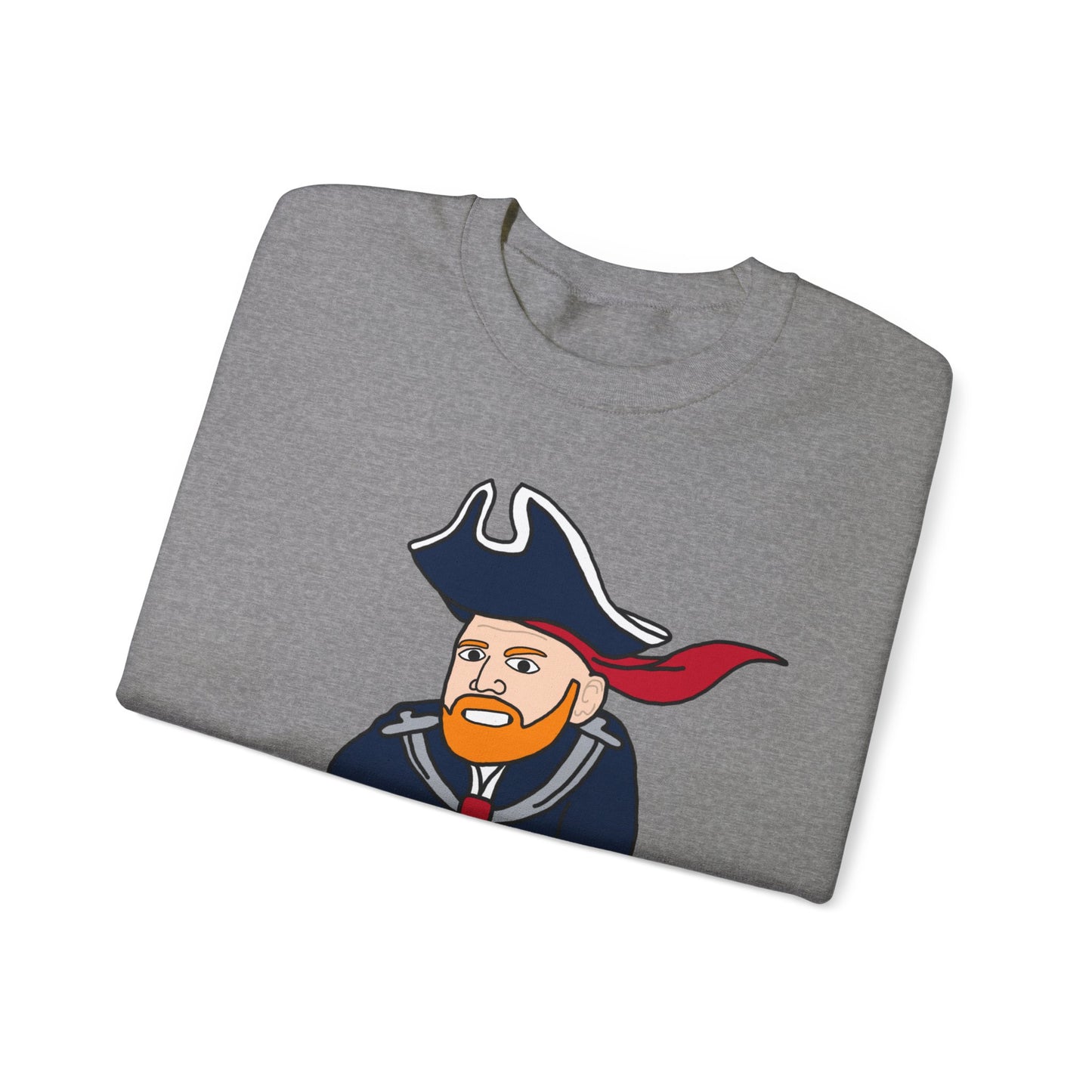 Bill Burrdy New England Patriots Tom Brady Bill Burr Unisex Heavy Blend Crewneck Sweatshirt Sweatshirts American Football Bill Burr Monday Morning Podcast New England Patriots NFL Podcasts Stand-up Comedy Printify