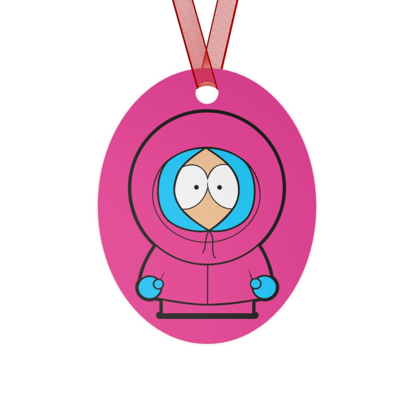 Kenny McCormick Ken Ryan Gosling Barbie South Park Kenny Metal Ornament Christmas Barbie Ken Kenny Movies South Park TV Shows Printify