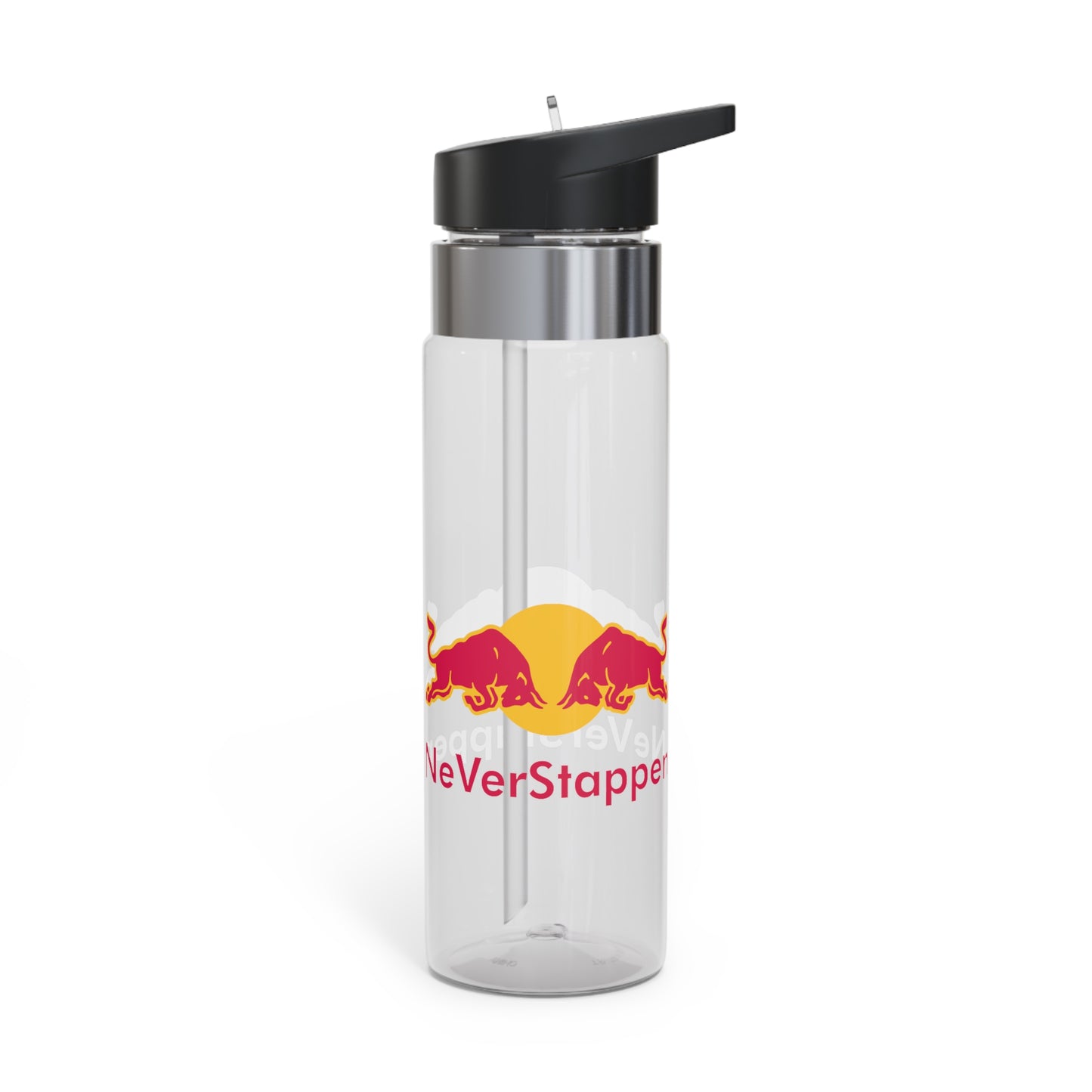 NeVerStappen Red Bull Formula 1 F1 Max Verstappen Sport Water Bottle, 20oz 20oz Clear Water Bottles F1 Max Verstappen Red Bull Printify