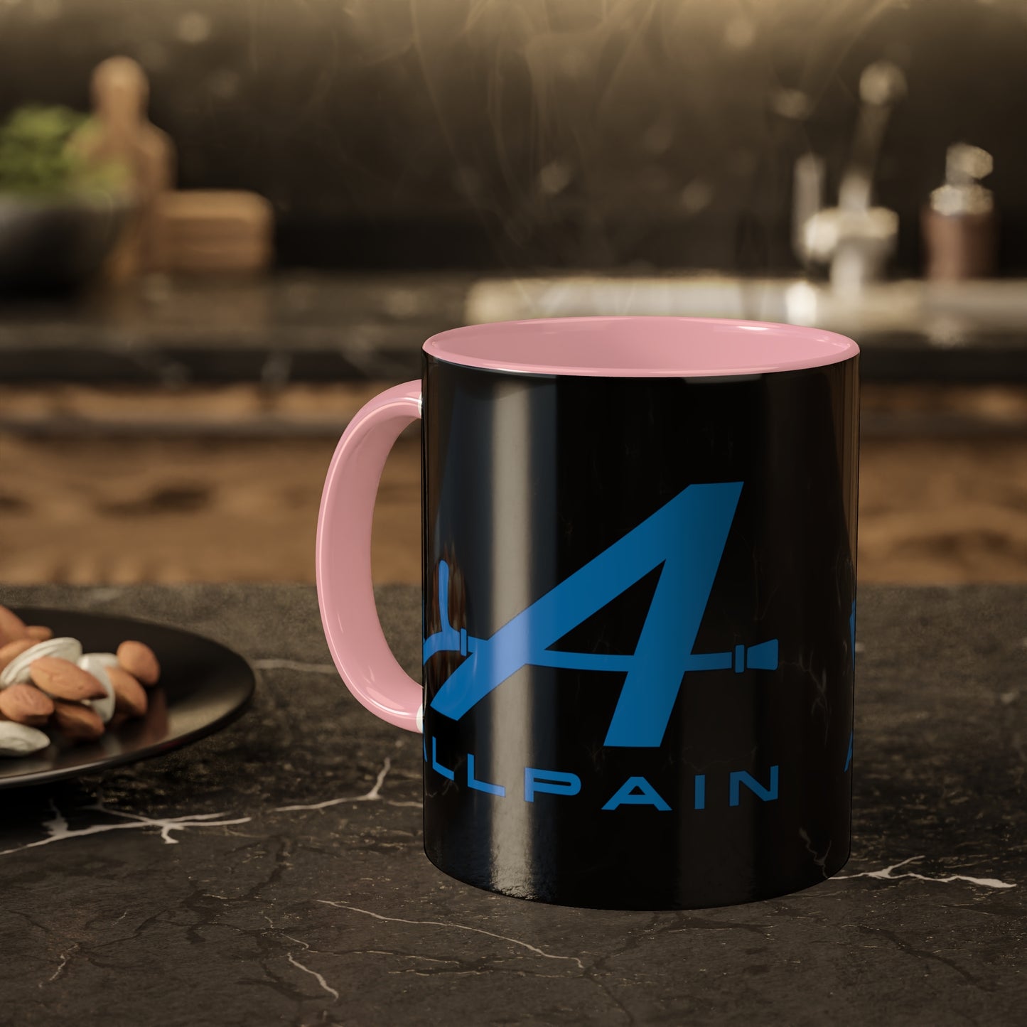 Allpain Alpine F1 Formula 1 Pierre Gasly Esteban Ocon Colorful Mug, 11oz 11oz Pink Mugs Alpine F1 Printify