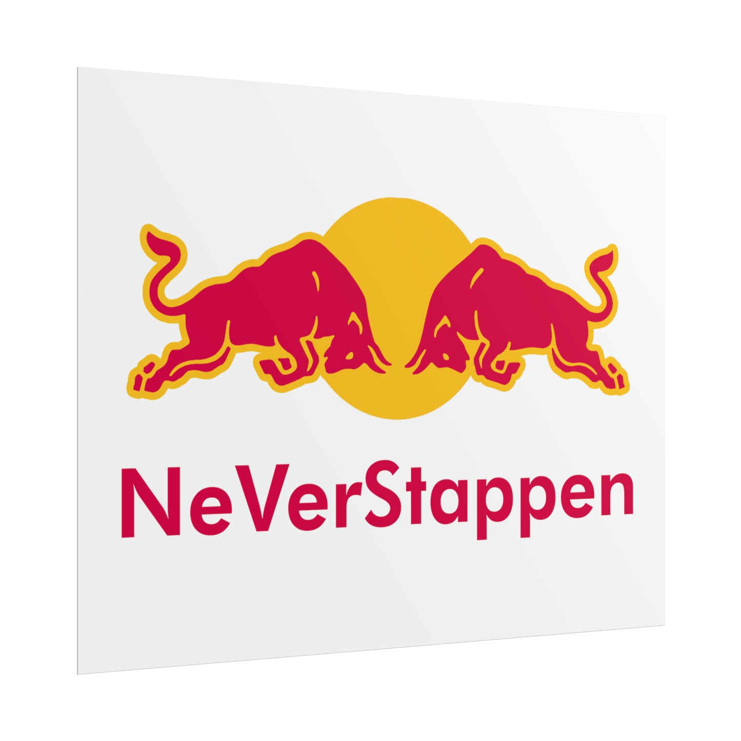 NeVerStappen Red Bull Formula 1 F1 Max Verstappen Poster Posters F1 Max Verstappen Red Bull Printify