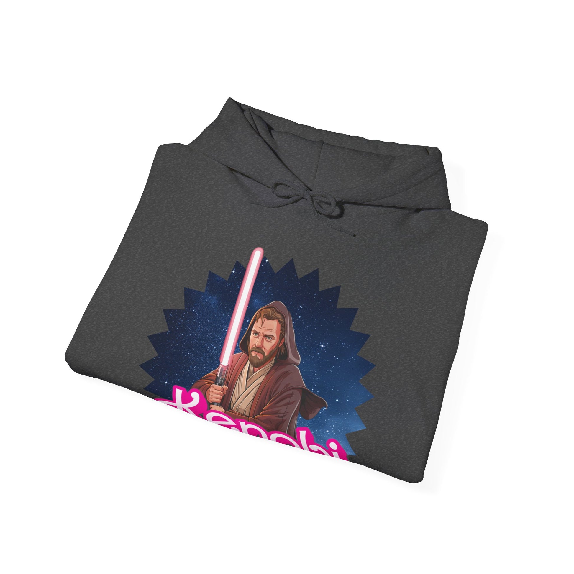 Obi-Wan Kenobi Ken Barbie Movie Star Wars Unisex Heavy Blend Hooded Sweatshirt Hoodies Barbie Ken Movies Star Wars Printify