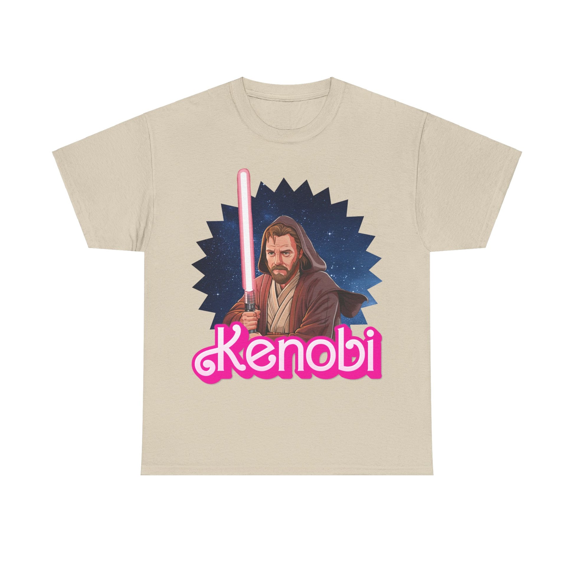 Obi-Wan Kenobi Ken Barbie Movie Star Wars Unisex Heavy Cotton Tee T-shirts Barbie Ken Movies Star Wars Printify