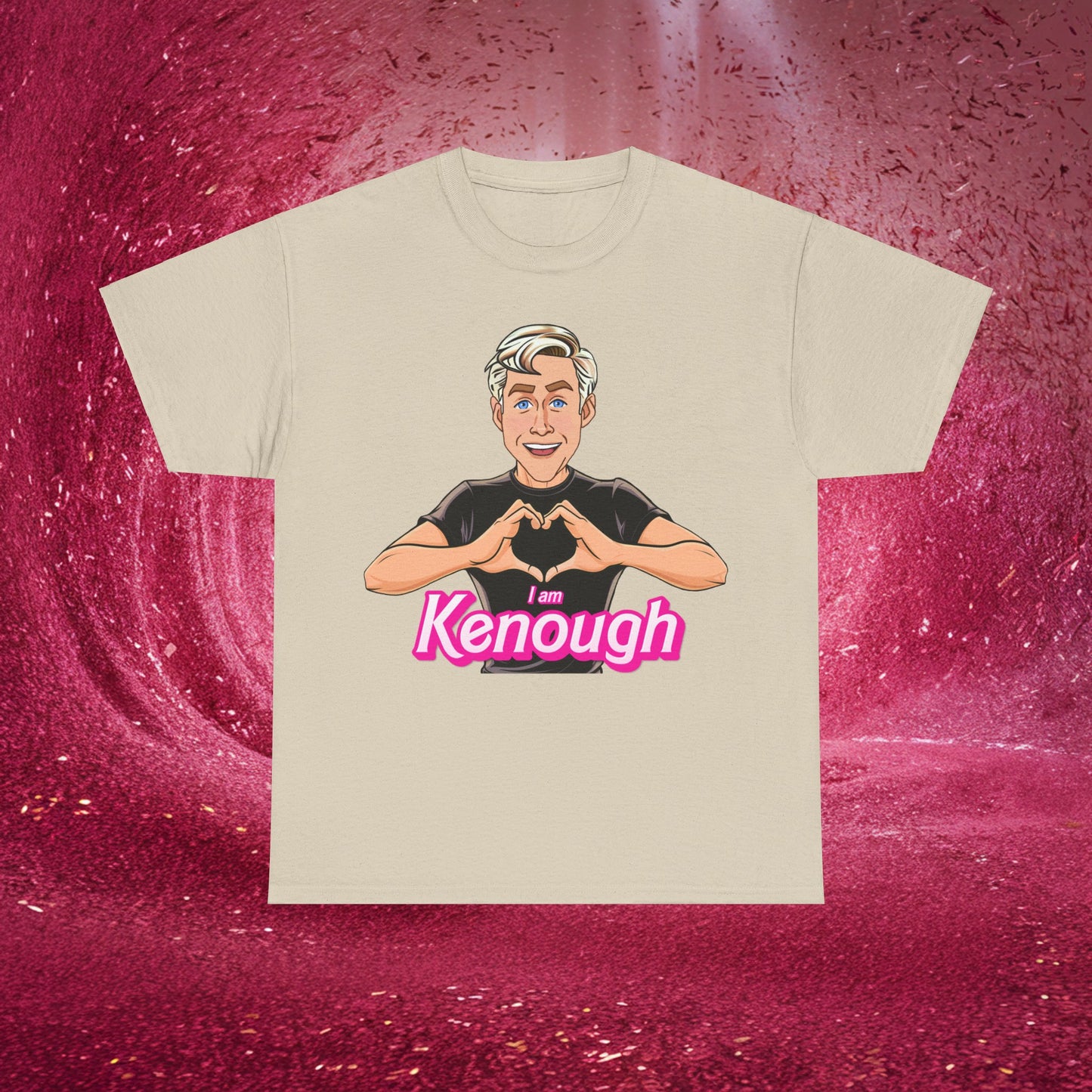I am Kenough Tshirt Ken T-shirt Ryan Gosling Shirt Barbie T shirt Ken Gift Barbie Gift I'm Kenough Shirt I am Enough T-shirt Im Kenough Tee Sand T-shirts Barbie Celebrities Ken Movies Ryan Gosling Printify