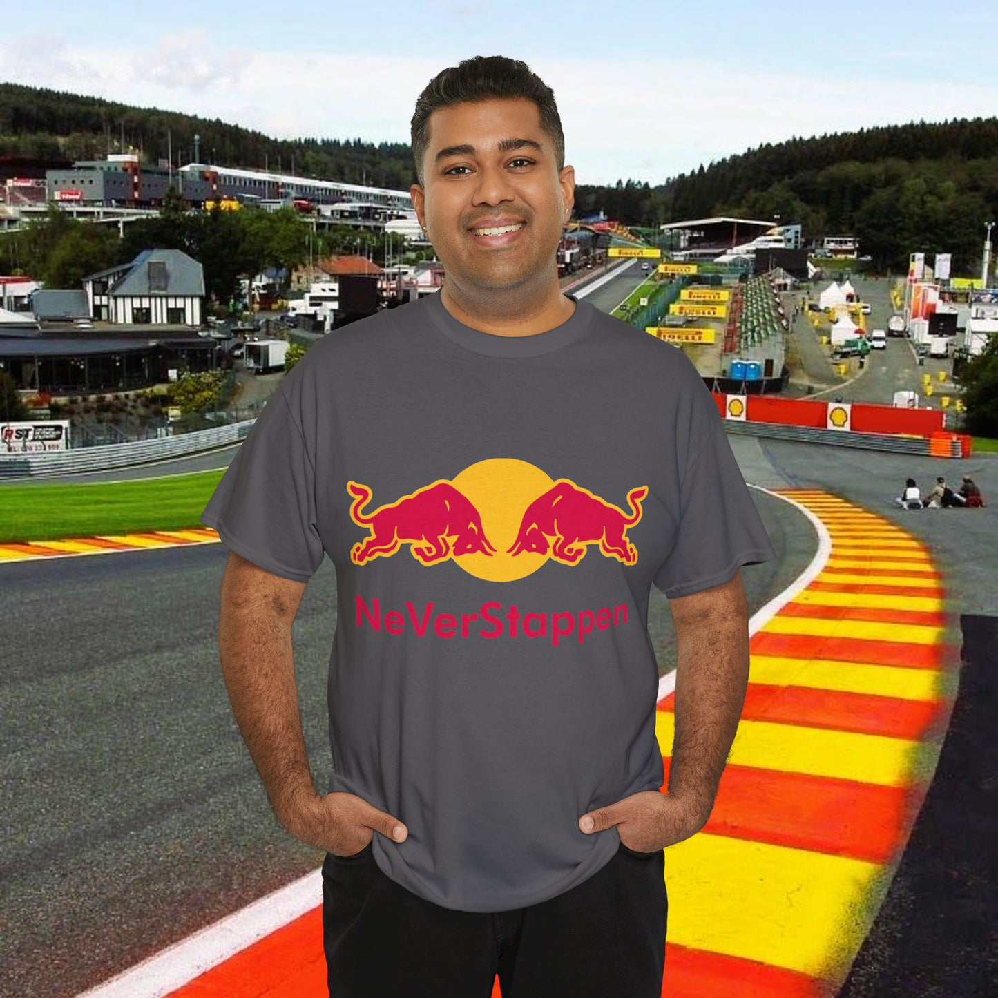 Max Verstappen Shirt Verstappen T-shirt Red Bull T shirt F1 tshirt Formula 1 tee F1 Gift Formula 1 Gift Red Bull Fan Gift Funny Racing Shirt Charcoal T-shirts F1 Max Verstappen Red Bull Printify