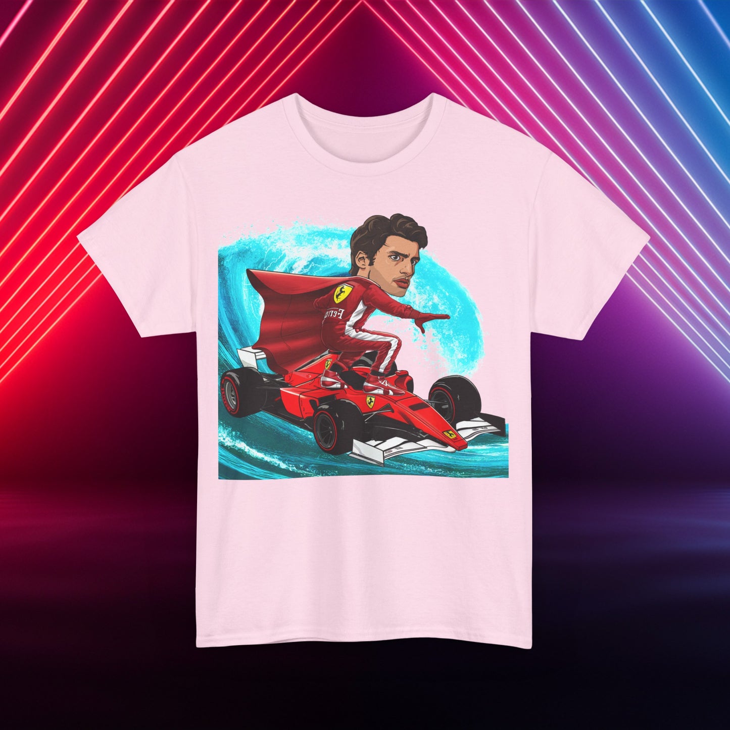 Carlos Sainz T-shirt Carlos Sainz Shirt Smooth Operator Shirt Ferrari T shirt Formula 1 Tee F1 Tshirt Ferrari Gift Ferrari Fan Shirt F1 Gift Light Pink T-shirts Carlos Sainz F1 Ferrari Printify