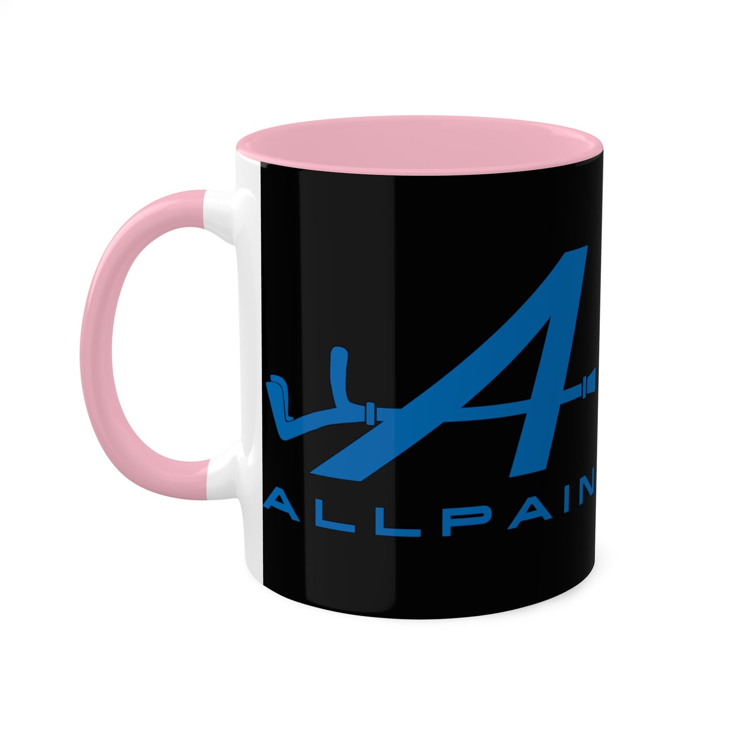 Allpain Alpine F1 Formula 1 Pierre Gasly Esteban Ocon Colorful Mug, 11oz Mugs Alpine F1 Printify