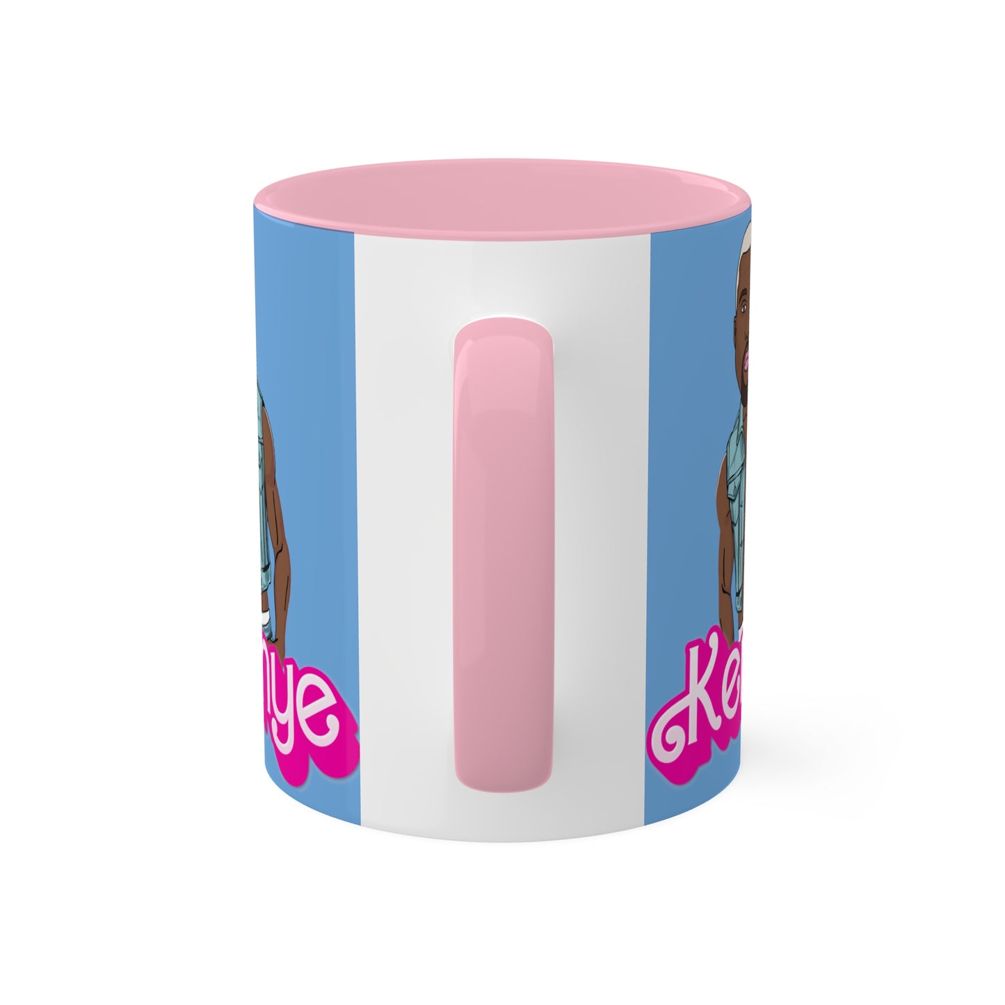 Kenye Barbie Ken Ryan Gosling Kanye West Colorful Mug Mugs Barbie Kanye West Ken Movies Music Printify