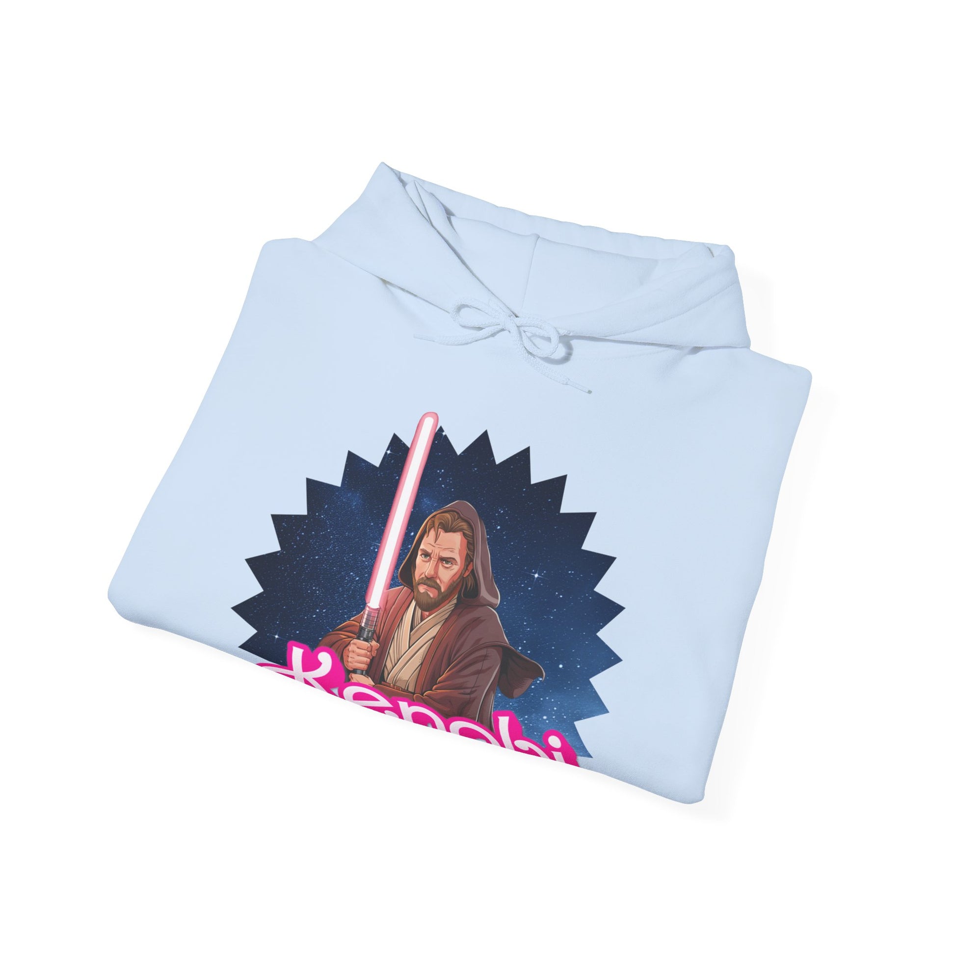 Obi-Wan Kenobi Ken Barbie Movie Star Wars Unisex Heavy Blend Hooded Sweatshirt Hoodies Barbie Ken Movies Star Wars Printify