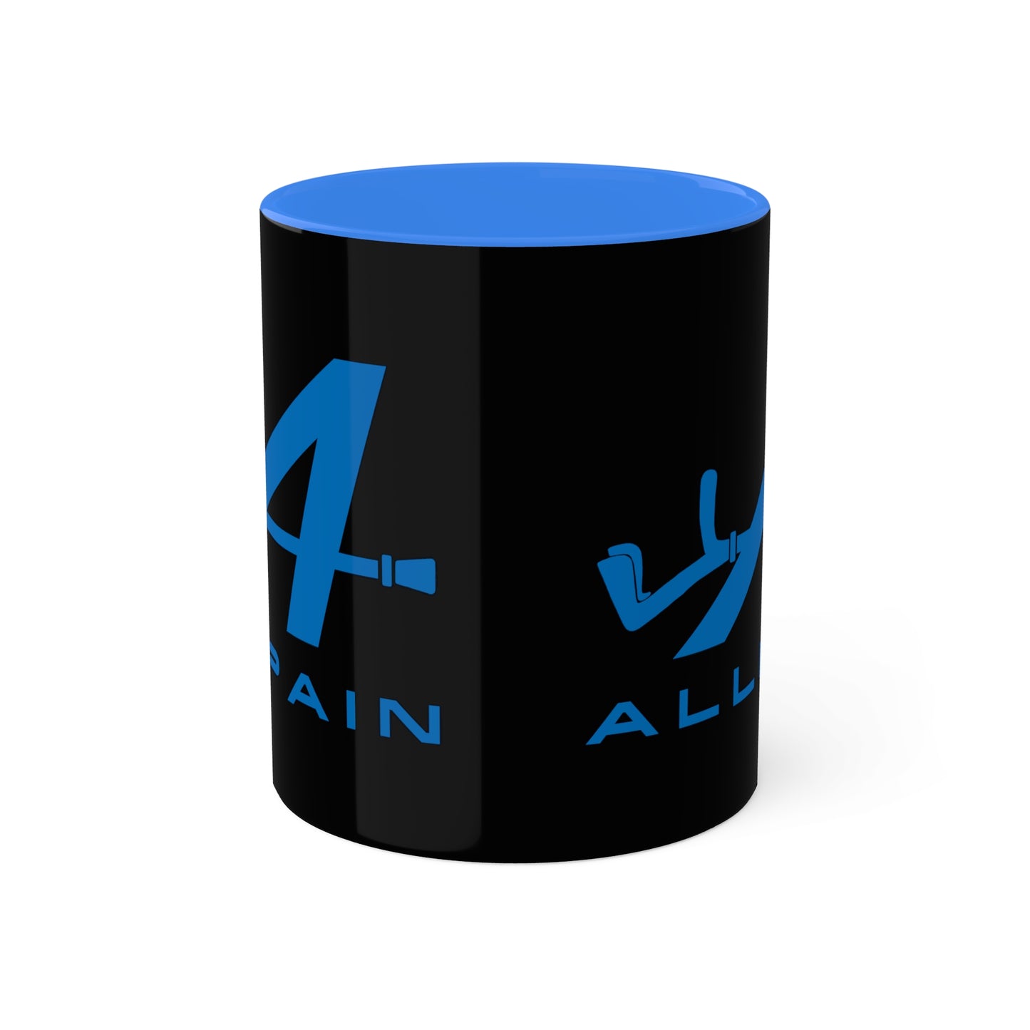 Allpain Alpine F1 Formula 1 Pierre Gasly Esteban Ocon Colorful Mug, 11oz Mugs Alpine F1 Printify