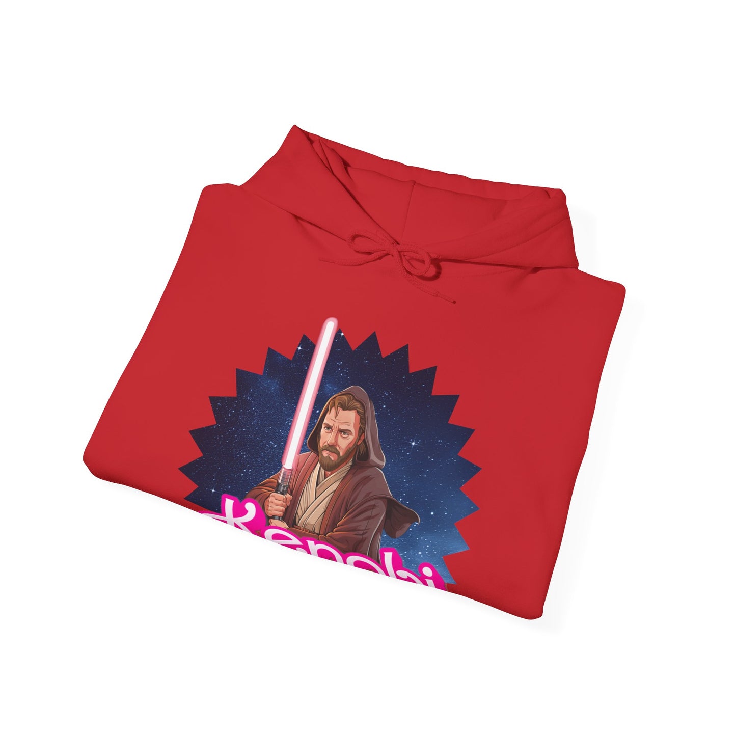 Obi-Wan Kenobi Ken Barbie Movie Star Wars Unisex Heavy Blend Hooded Sweatshirt Hoodies Barbie Ken Movies Star Wars Printify
