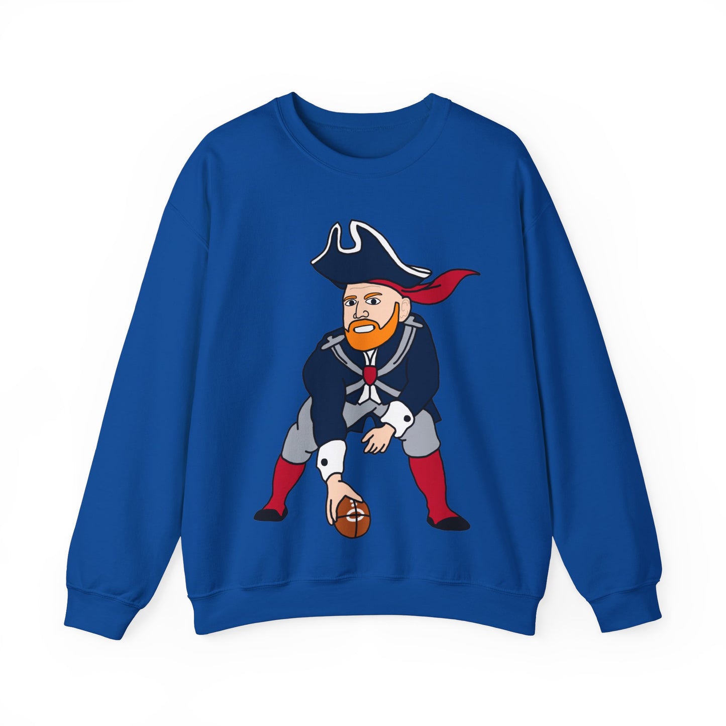Bill Burrdy New England Patriots Tom Brady Bill Burr Unisex Heavy Blend Crewneck Sweatshirt Sweatshirts American Football Bill Burr Monday Morning Podcast New England Patriots NFL Podcasts Stand-up Comedy Printify