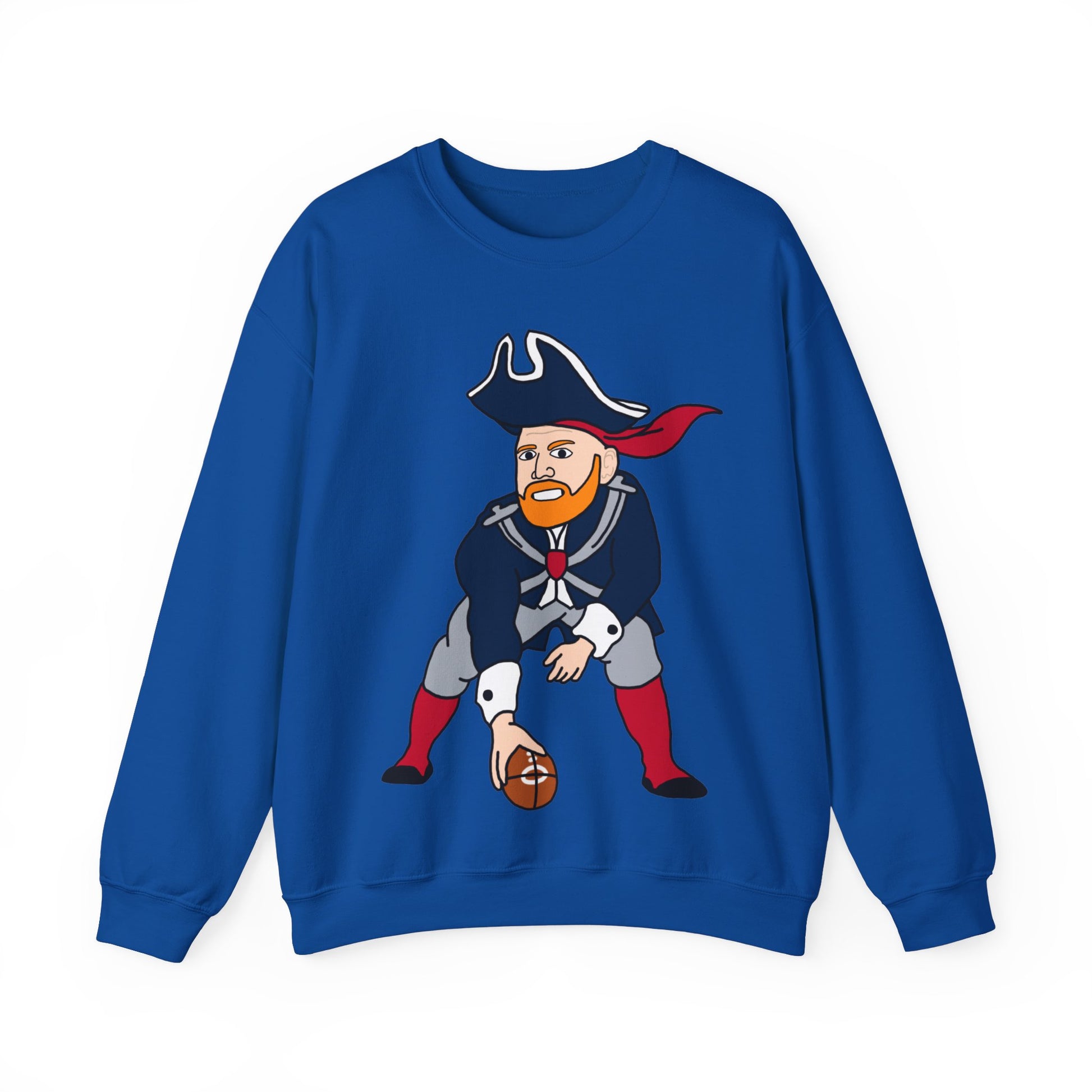 Bill Burrdy New England Patriots Tom Brady Bill Burr Unisex Heavy Blend Crewneck Sweatshirt Sweatshirts American Football Bill Burr Monday Morning Podcast New England Patriots NFL Podcasts Stand-up Comedy Printify