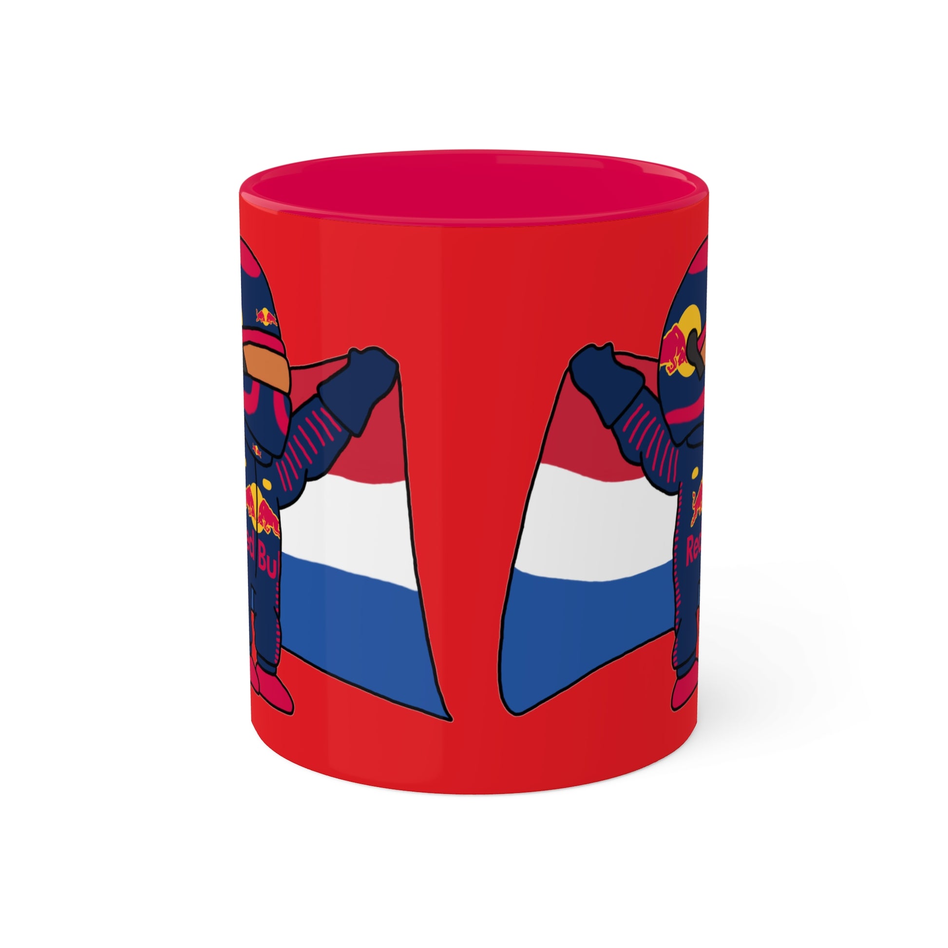NeVerStappen Red Bull Formula 1 F1 Max Vertsappen Colorful Mugs, 11oz Mugs Printify