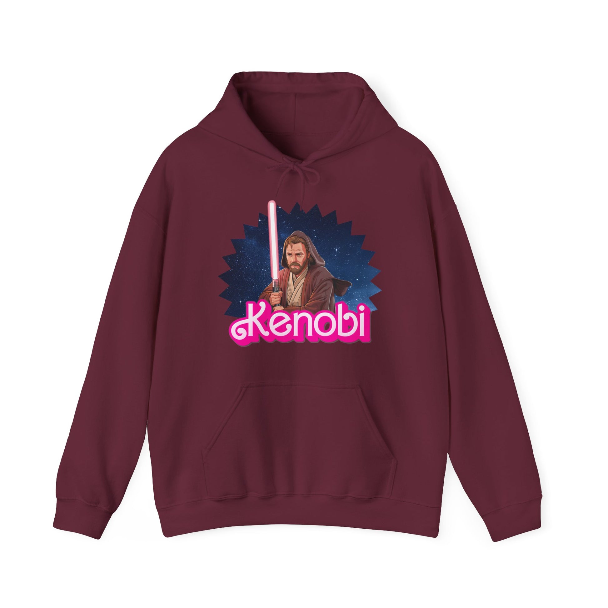 Obi-Wan Kenobi Ken Barbie Movie Star Wars Unisex Heavy Blend Hooded Sweatshirt Hoodies Barbie Ken Movies Star Wars Printify