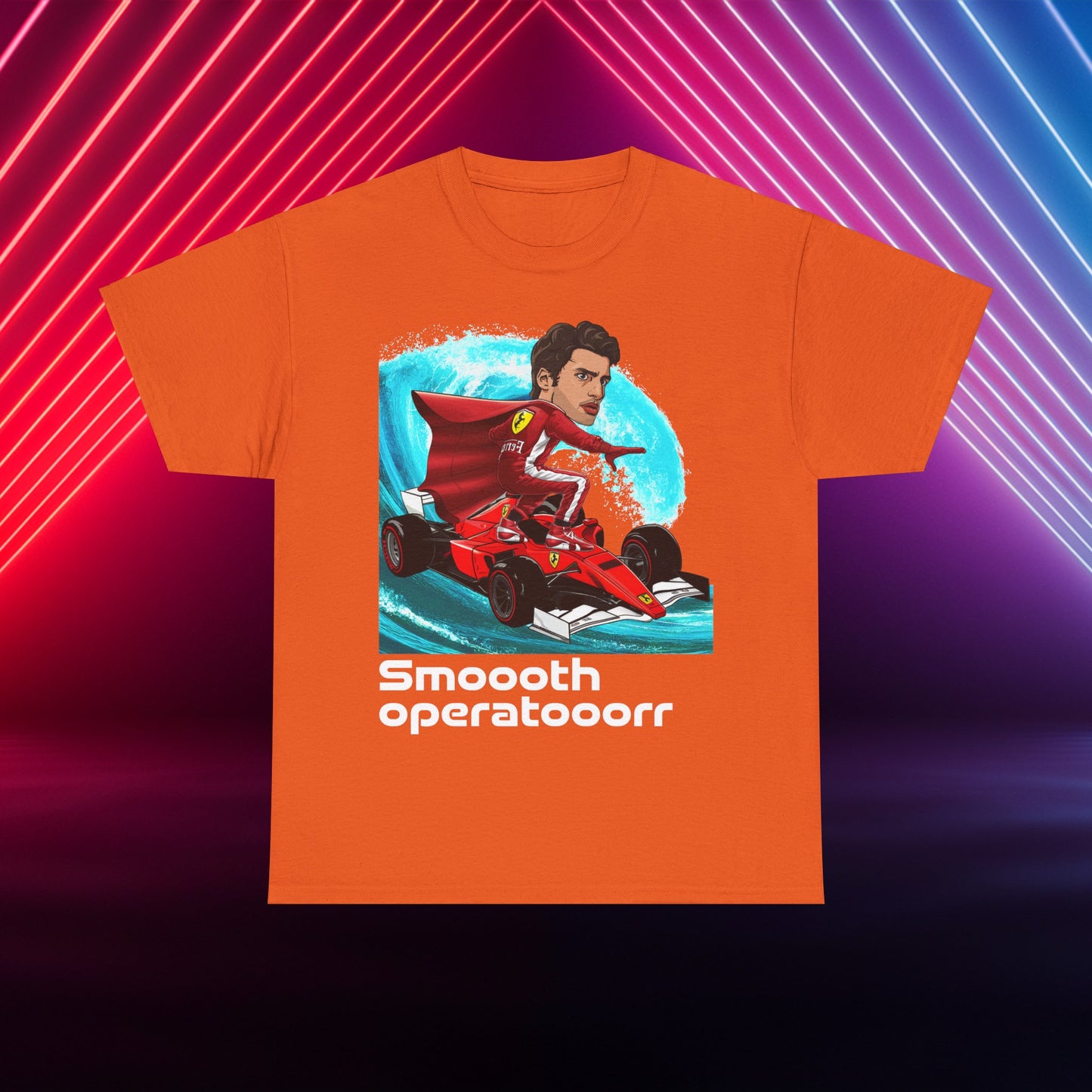 Carlos Sainz T-shirt Carlos Sainz Shirt Smooth Operator Shirt Ferrari T shirt Formula 1 Tee F1 Tshirt Ferrari Gift Ferrari Fan Shirt F1 Gift T-shirts Carlos Sainz F1 Ferrari Printify