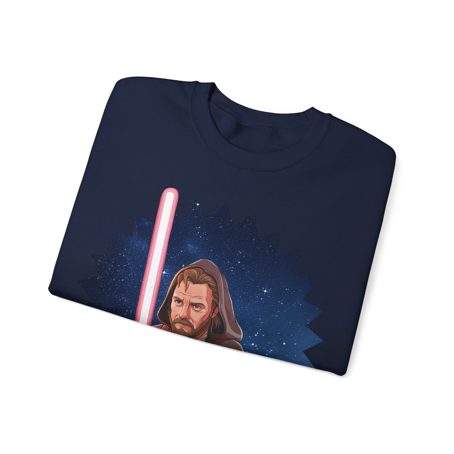 Obi-Wan Kenobi Ken Barbie Movie Star Wars Unisex Heavy Blend Crewneck Sweatshirt Sweatshirts Barbie Ken Movies Star Wars Printify