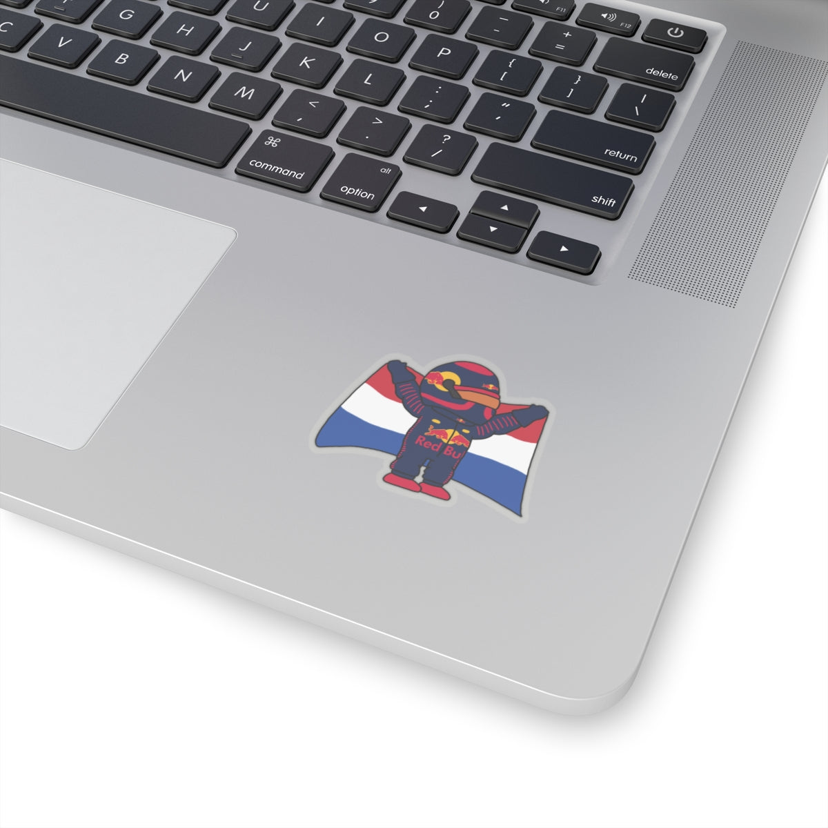 NeVerStappen Red Bull Formula 1 F1 Max Verstappen Kiss-Cut Stickers 2" × 2" Transparent Stickers F1 Max Verstappen Red Bull Printify