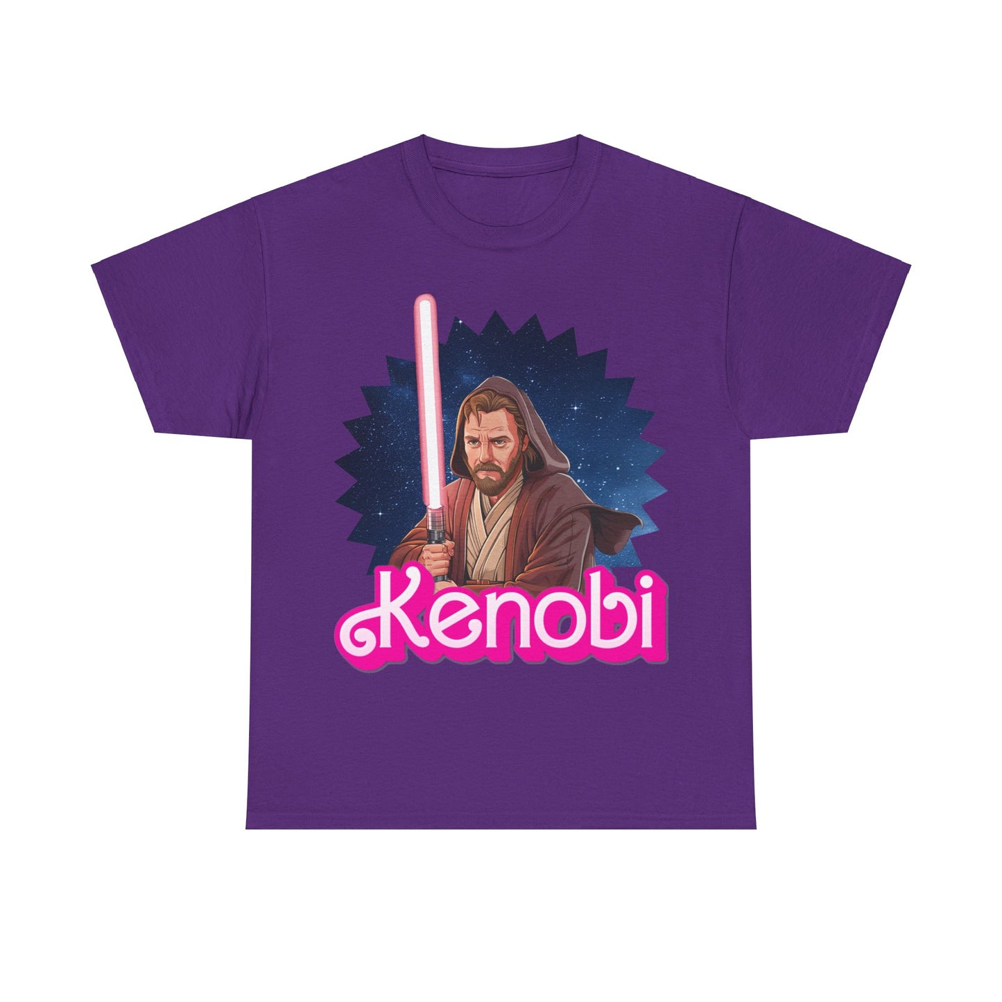 Obi-Wan Kenobi Ken Barbie Movie Star Wars Unisex Heavy Cotton Tee T-shirts Barbie Ken Movies Star Wars Printify