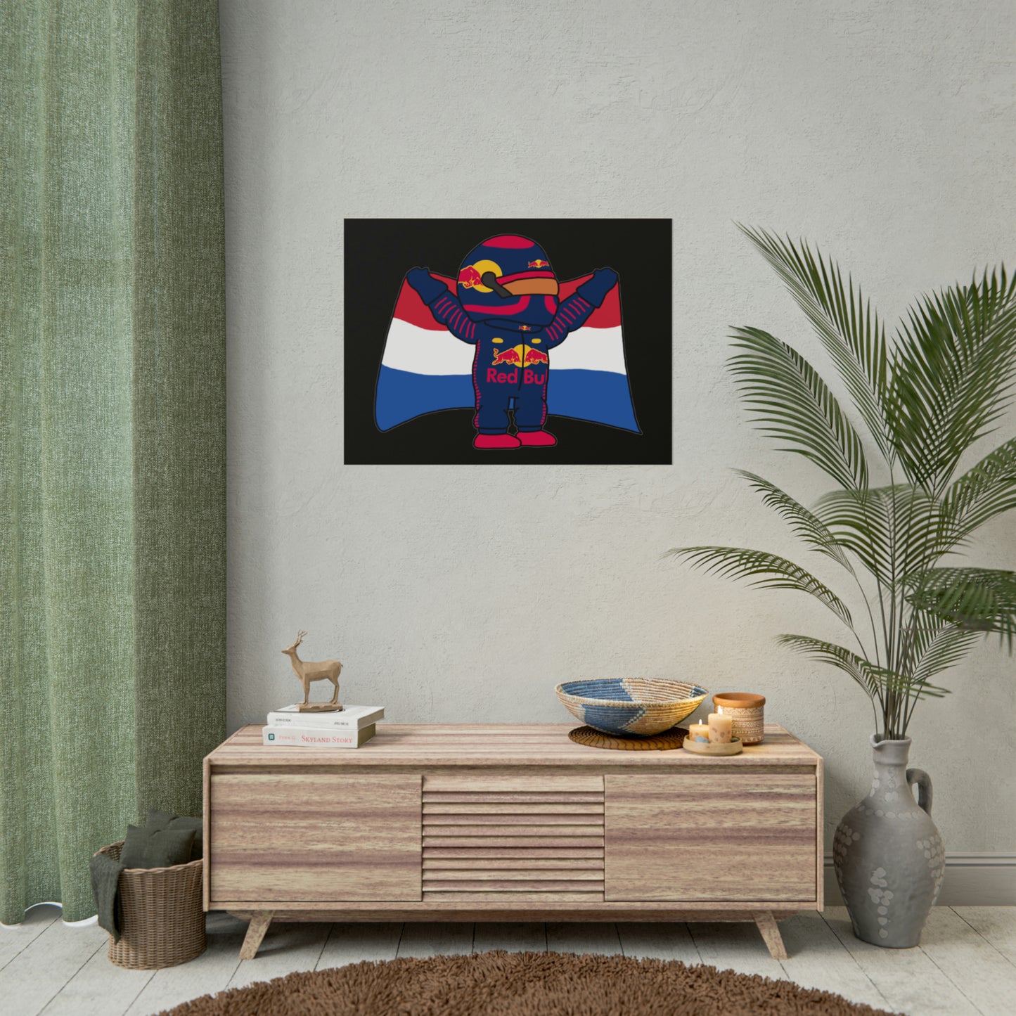 NeVerStappen Red Bull Formula 1 F1 Max Verstappen Poster 32" x 24" (Horizontal) Matte Posters F1 Max Verstappen Red Bull Printify