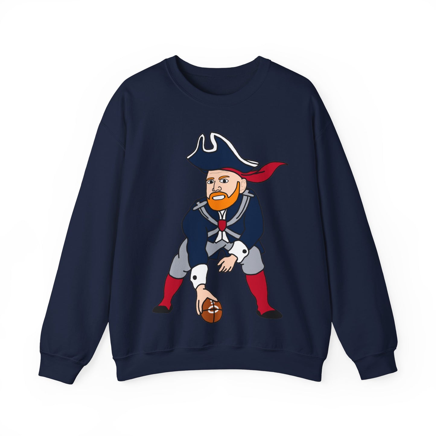 Bill Burrdy New England Patriots Tom Brady Bill Burr Unisex Heavy Blend Crewneck Sweatshirt Sweatshirts American Football Bill Burr Monday Morning Podcast New England Patriots NFL Podcasts Stand-up Comedy Printify