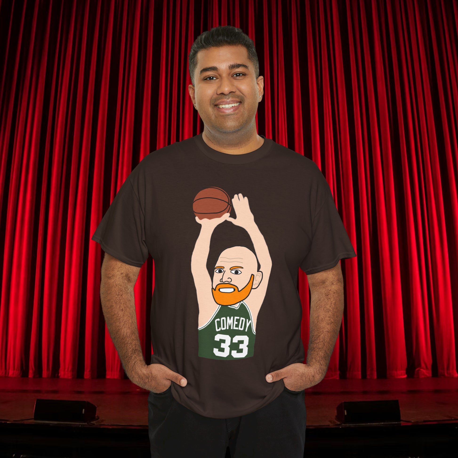 Bill Burr Tshirt Boston Celtics Shirt Larry Bird T-shirt Monday Morning Podcast Merch Podcast Gift Celtics Fan Gift Basketball Fan Gift Dark Chocolate T-shirts Basketball Bill Burr Boston Celtics Monday Morning Podcast NBA Podcasts Stand-up Comedy Printify
