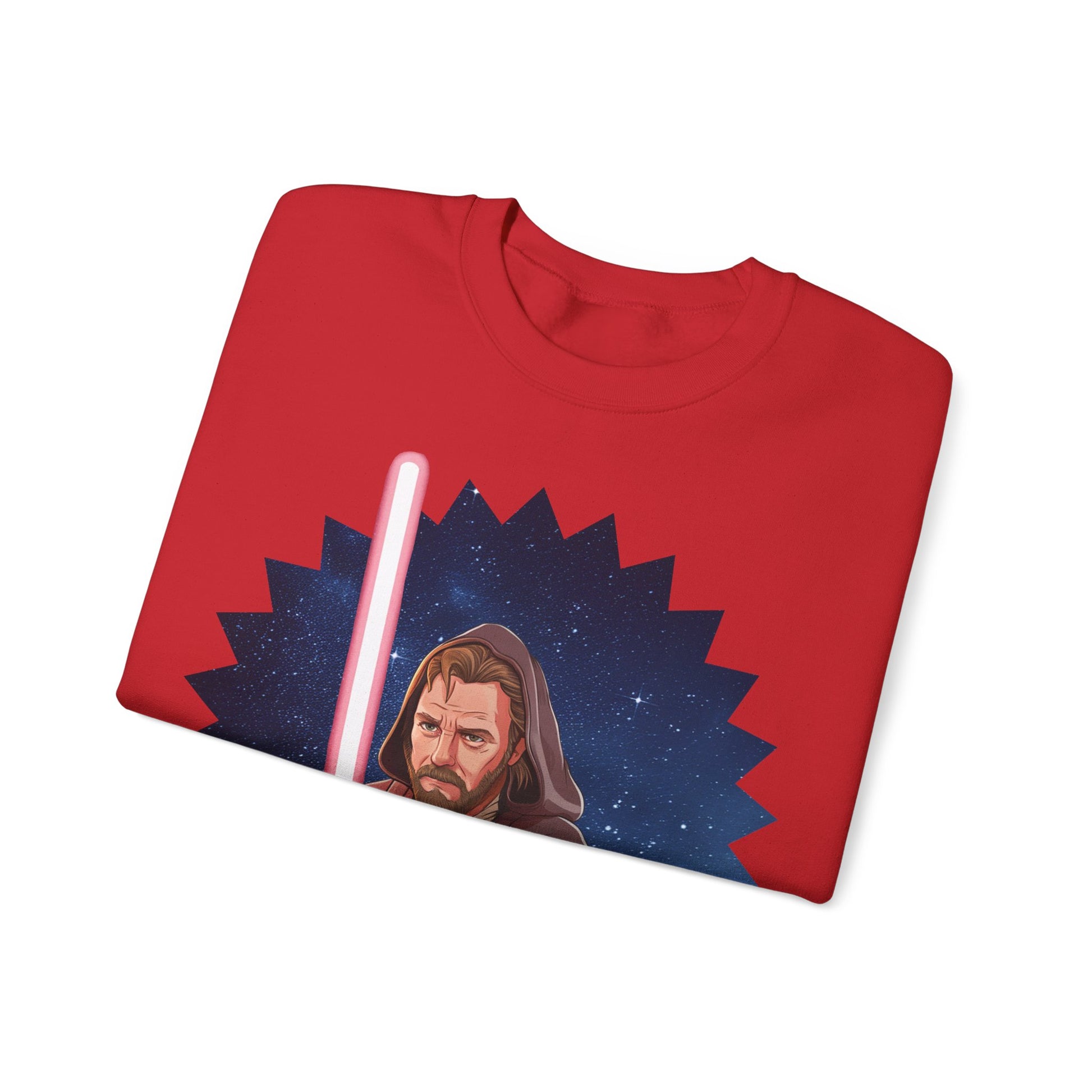 Obi-Wan Kenobi Ken Barbie Movie Star Wars Unisex Heavy Blend Crewneck Sweatshirt Sweatshirts Barbie Ken Movies Star Wars Printify