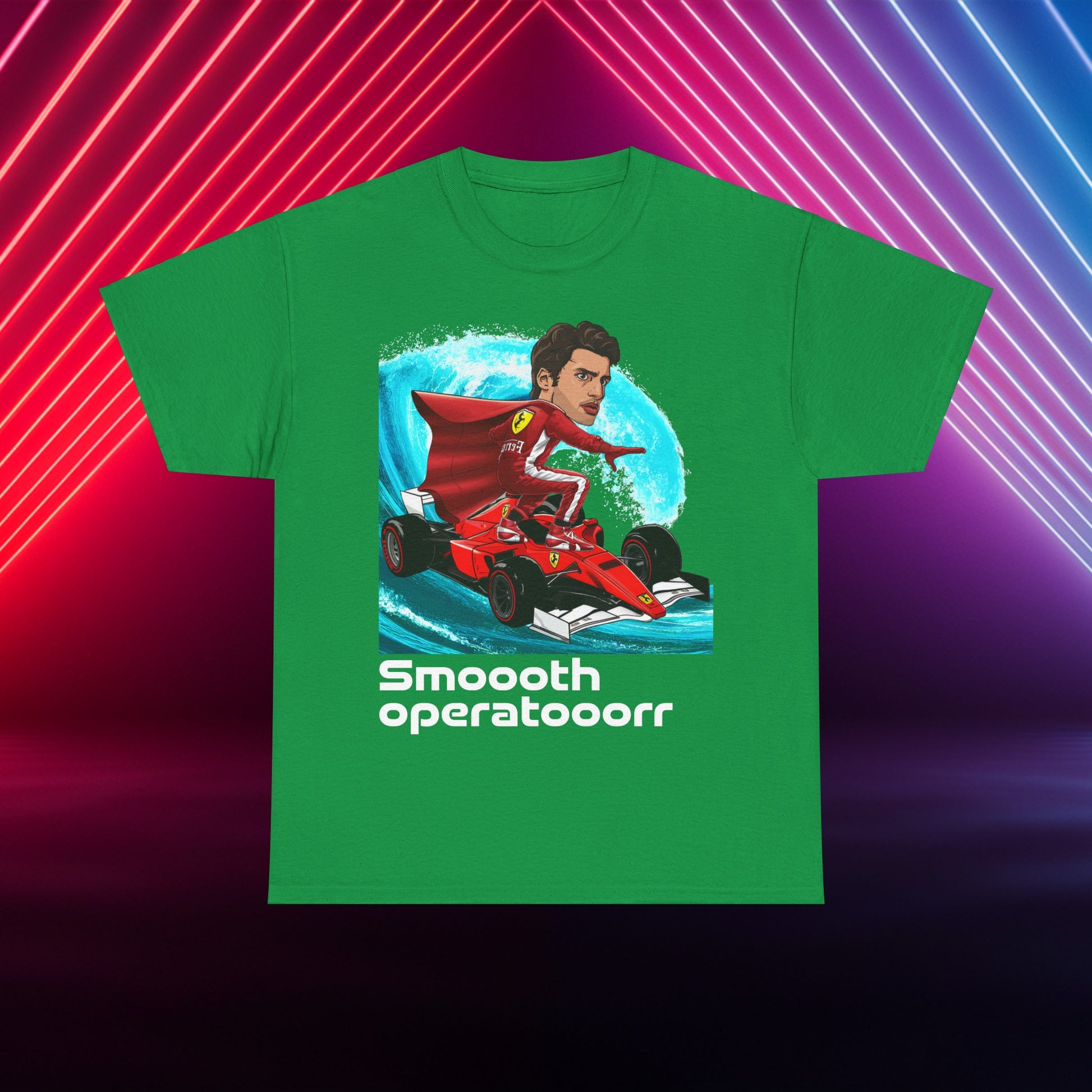 Carlos Sainz T-shirt Carlos Sainz Shirt Smooth Operator Shirt Ferrari T shirt Formula 1 Tee F1 Tshirt Ferrari Gift Ferrari Fan Shirt F1 Gift T-shirts Carlos Sainz F1 Ferrari Printify