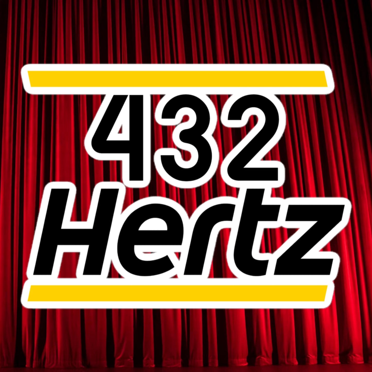 432Hz Hertz Matt and Shane's Secret Podcast MSSP Bubble-free stickers 5.5″×5.5″ Stickers Matt McCusker MSSP Podcasts Shane Gillis Stand-up Comedy Next Cult Brand