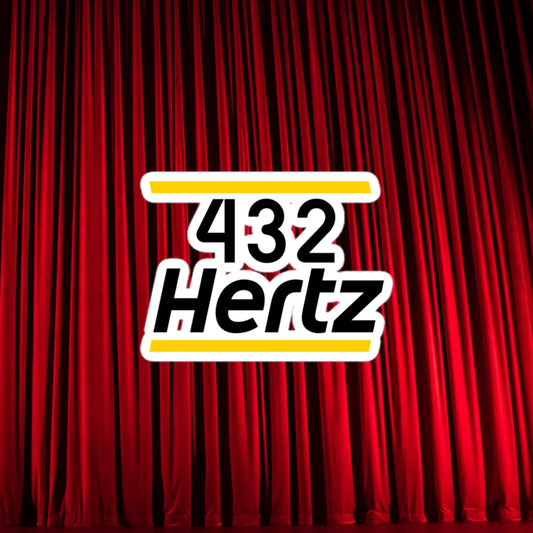 432Hz Hertz Matt and Shane's Secret Podcast MSSP Bubble-free stickers 3″×3″ Stickers Matt McCusker MSSP Podcasts Shane Gillis Stand-up Comedy Next Cult Brand