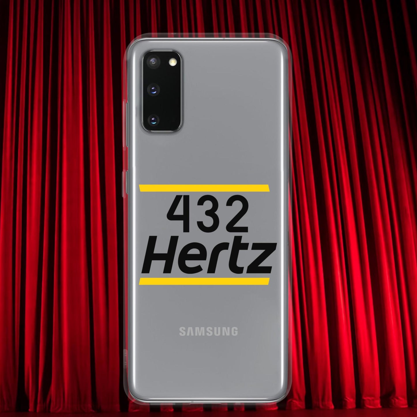 432Hz Hertz Matt and Shane's Secret Podcast MSSP Clear Case for Samsung Samsung Galaxy S20 Mobile Phone Cases Matt McCusker MSSP Podcasts Shane Gillis Stand-up Comedy Next Cult Brand