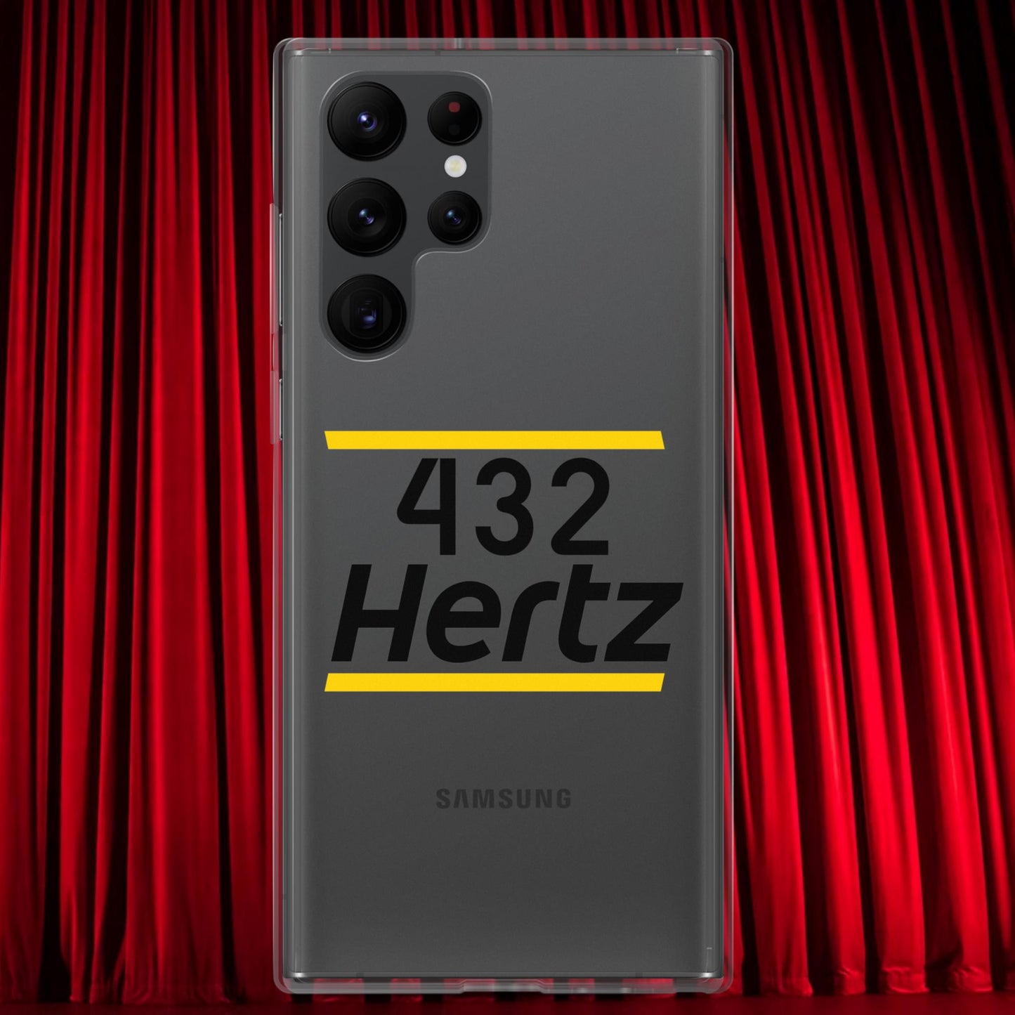 432Hz Hertz Matt and Shane's Secret Podcast MSSP Clear Case for Samsung Samsung Galaxy S22 Ultra Mobile Phone Cases Matt McCusker MSSP Podcasts Shane Gillis Stand-up Comedy Next Cult Brand