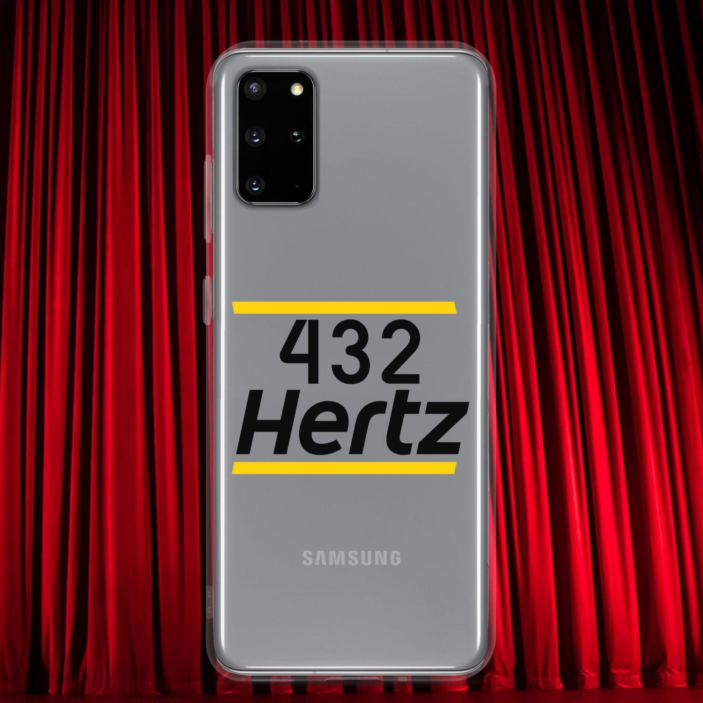 432Hz Hertz Matt and Shane's Secret Podcast MSSP Clear Case for Samsung Samsung Galaxy S20 Plus Mobile Phone Cases Matt McCusker MSSP Podcasts Shane Gillis Stand-up Comedy Next Cult Brand