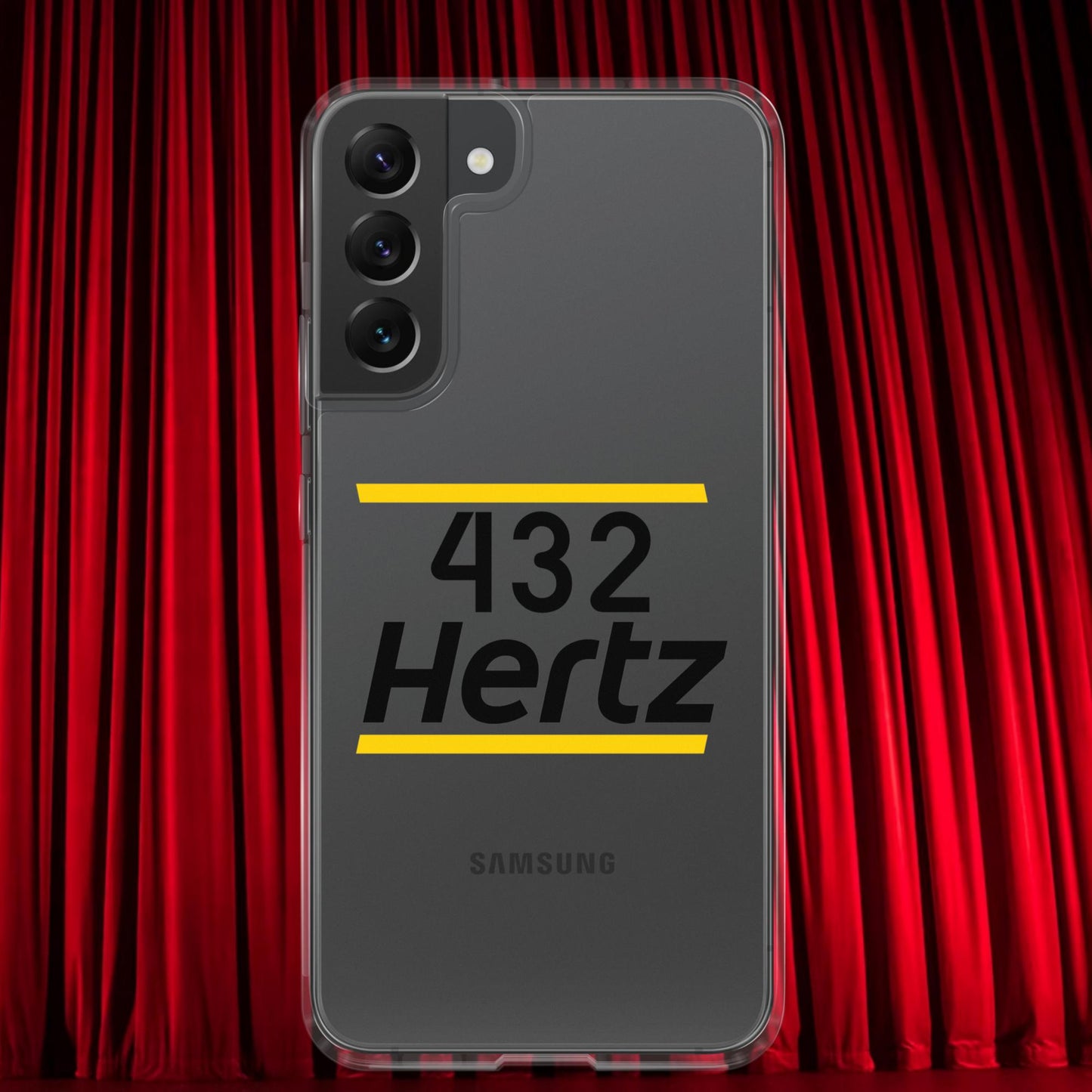 432Hz Hertz Matt and Shane's Secret Podcast MSSP Clear Case for Samsung Samsung Galaxy S22 Plus Mobile Phone Cases Matt McCusker MSSP Podcasts Shane Gillis Stand-up Comedy Next Cult Brand
