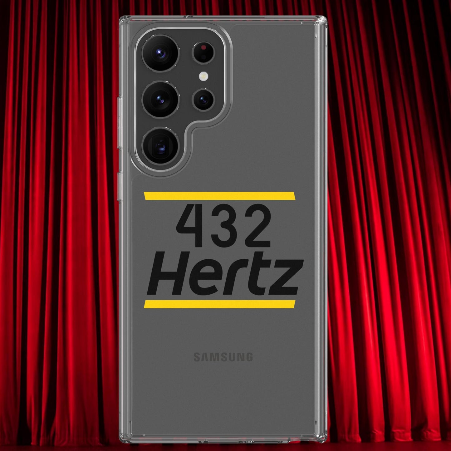 432Hz Hertz Matt and Shane's Secret Podcast MSSP Clear Case for Samsung Samsung Galaxy S23 Ultra Mobile Phone Cases Matt McCusker MSSP Podcasts Shane Gillis Stand-up Comedy Next Cult Brand