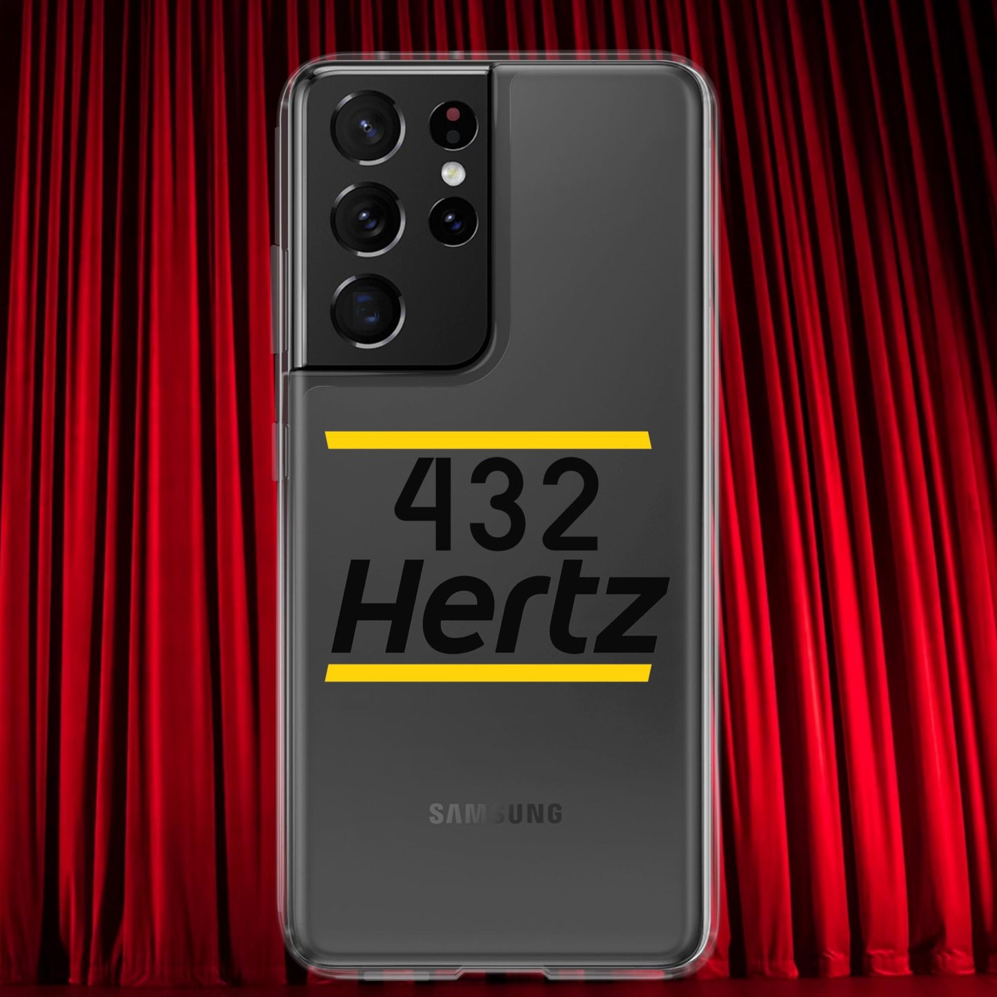 432Hz Hertz Matt and Shane's Secret Podcast MSSP Clear Case for Samsung Samsung Galaxy S21 Ultra Mobile Phone Cases Matt McCusker MSSP Podcasts Shane Gillis Stand-up Comedy Next Cult Brand