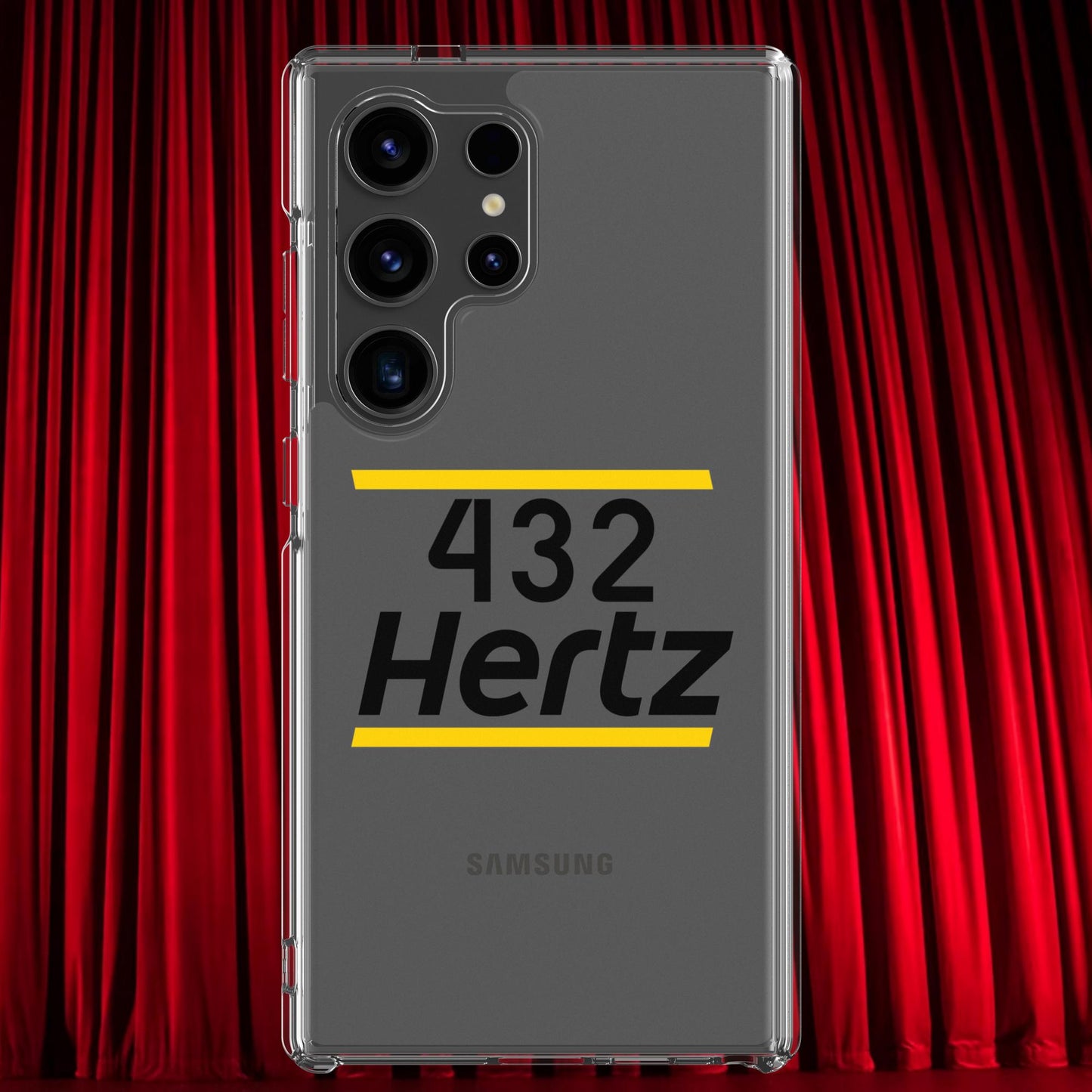 432Hz Hertz Matt and Shane's Secret Podcast MSSP Clear Case for Samsung Samsung Galaxy S24 Ultra Mobile Phone Cases Matt McCusker MSSP Podcasts Shane Gillis Stand-up Comedy Next Cult Brand