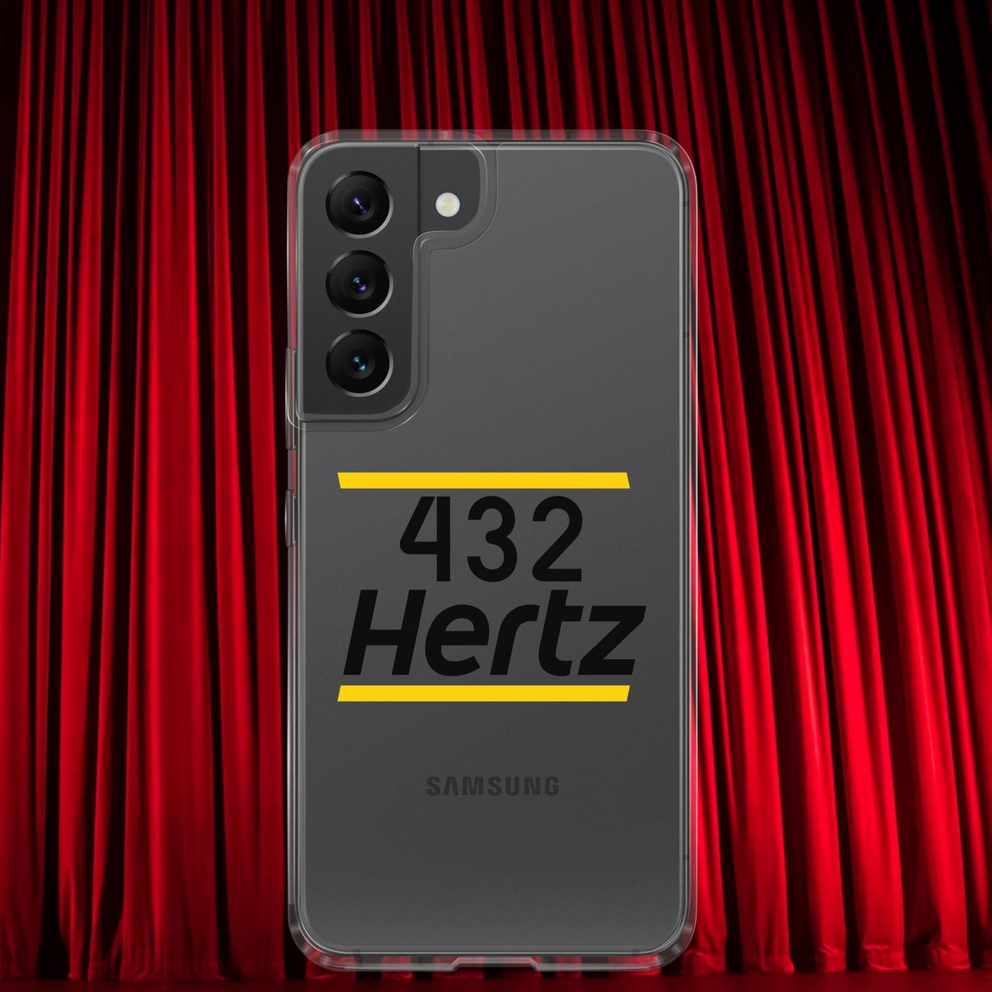 432Hz Hertz Matt and Shane's Secret Podcast MSSP Clear Case for Samsung Samsung Galaxy S22 Mobile Phone Cases Matt McCusker MSSP Podcasts Shane Gillis Stand-up Comedy Next Cult Brand