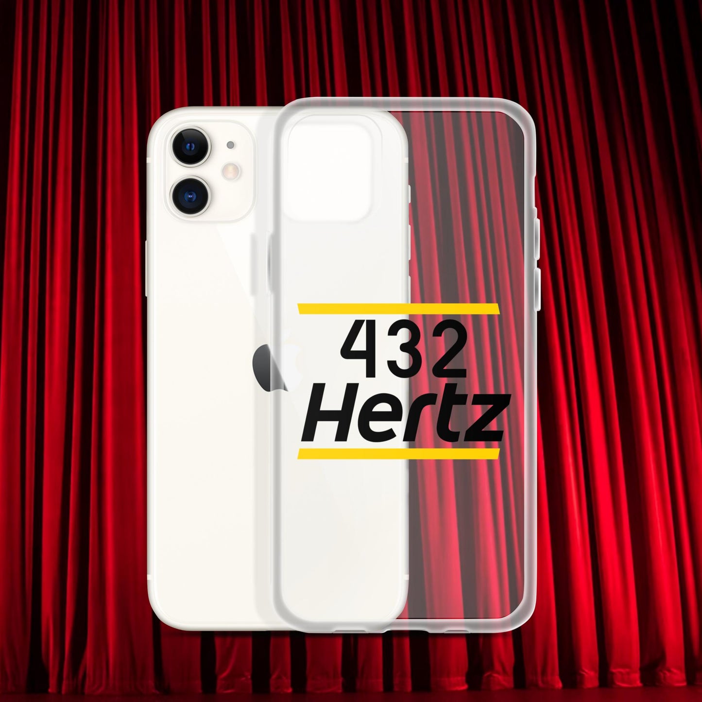 432Hz Hertz Matt and Shane's Secret Podcast MSSP Clear Case for iPhone iPhone 11 Mobile Phone Cases Matt McCusker MSSP Podcasts Shane Gillis Stand-up Comedy Next Cult Brand