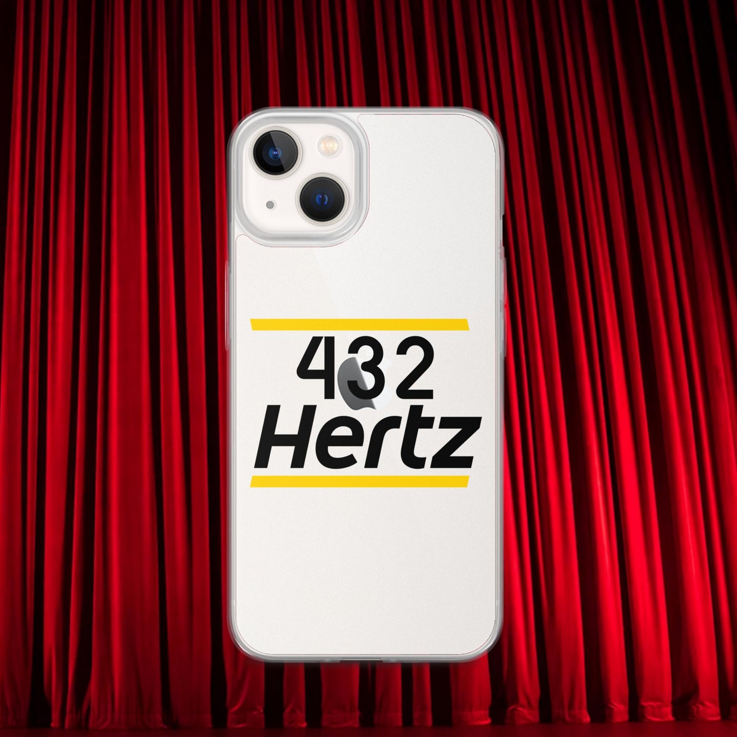 432Hz Hertz Matt and Shane's Secret Podcast MSSP Clear Case for iPhone iPhone 13 Mobile Phone Cases Matt McCusker MSSP Podcasts Shane Gillis Stand-up Comedy Next Cult Brand