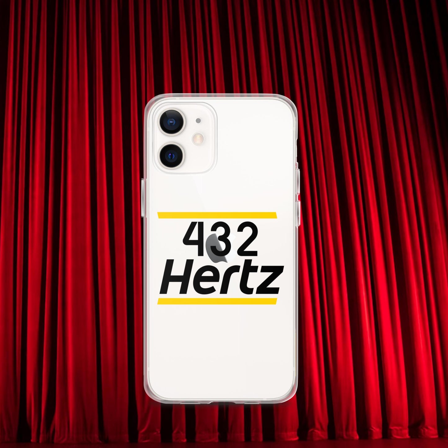 432Hz Hertz Matt and Shane's Secret Podcast MSSP Clear Case for iPhone iPhone 12 mini Mobile Phone Cases Matt McCusker MSSP Podcasts Shane Gillis Stand-up Comedy Next Cult Brand