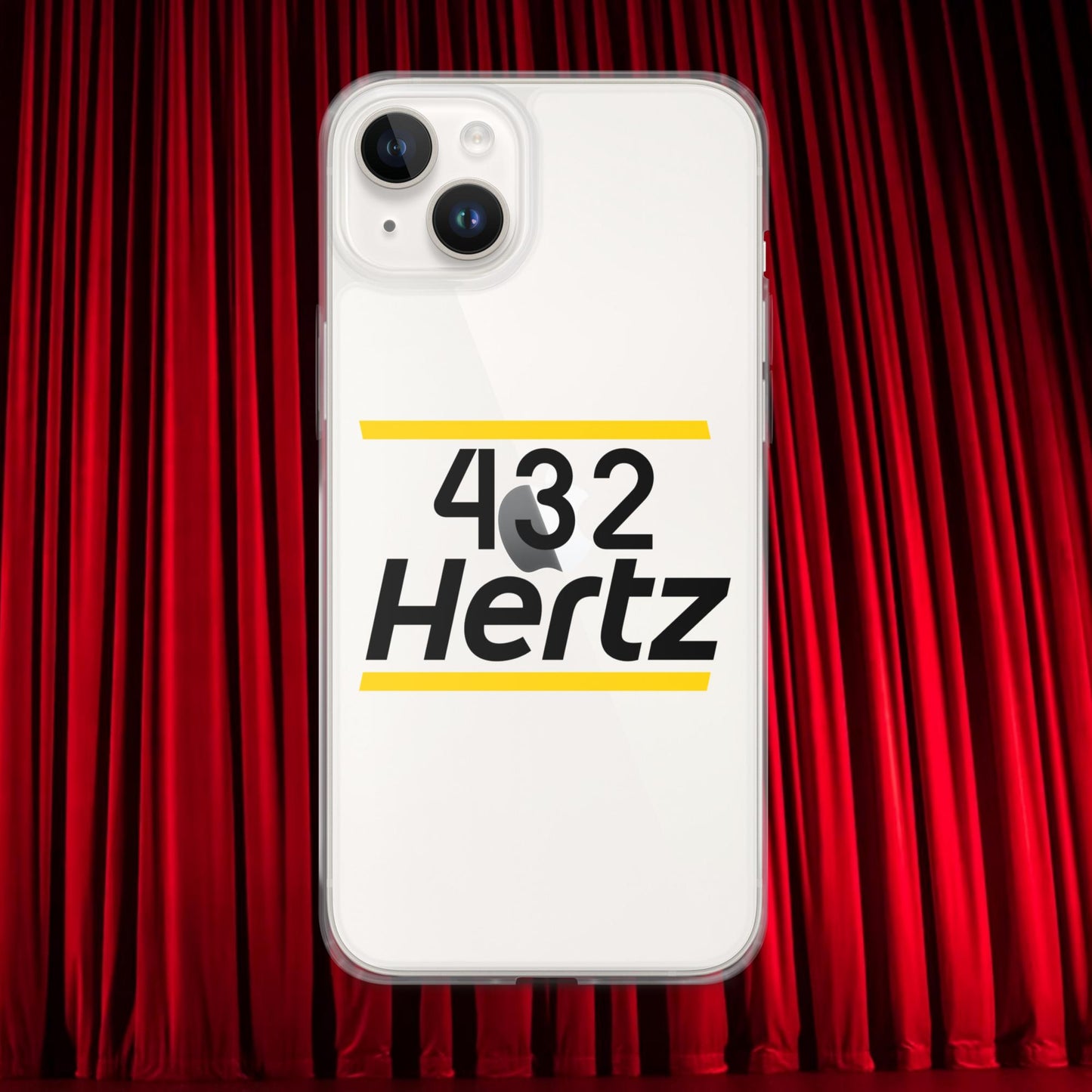 432Hz Hertz Matt and Shane's Secret Podcast MSSP Clear Case for iPhone iPhone 14 Plus Mobile Phone Cases Matt McCusker MSSP Podcasts Shane Gillis Stand-up Comedy Next Cult Brand