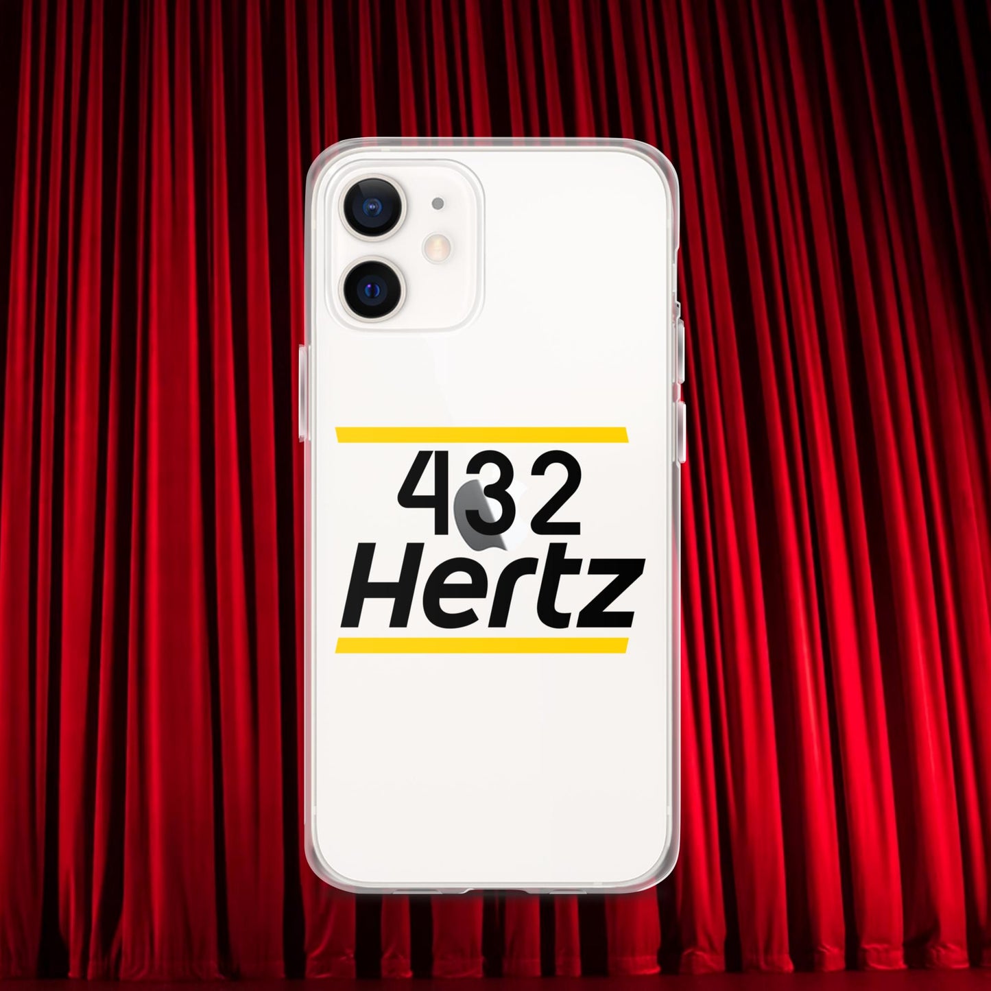 432Hz Hertz Matt and Shane's Secret Podcast MSSP Clear Case for iPhone iPhone 12 Mobile Phone Cases Matt McCusker MSSP Podcasts Shane Gillis Stand-up Comedy Next Cult Brand