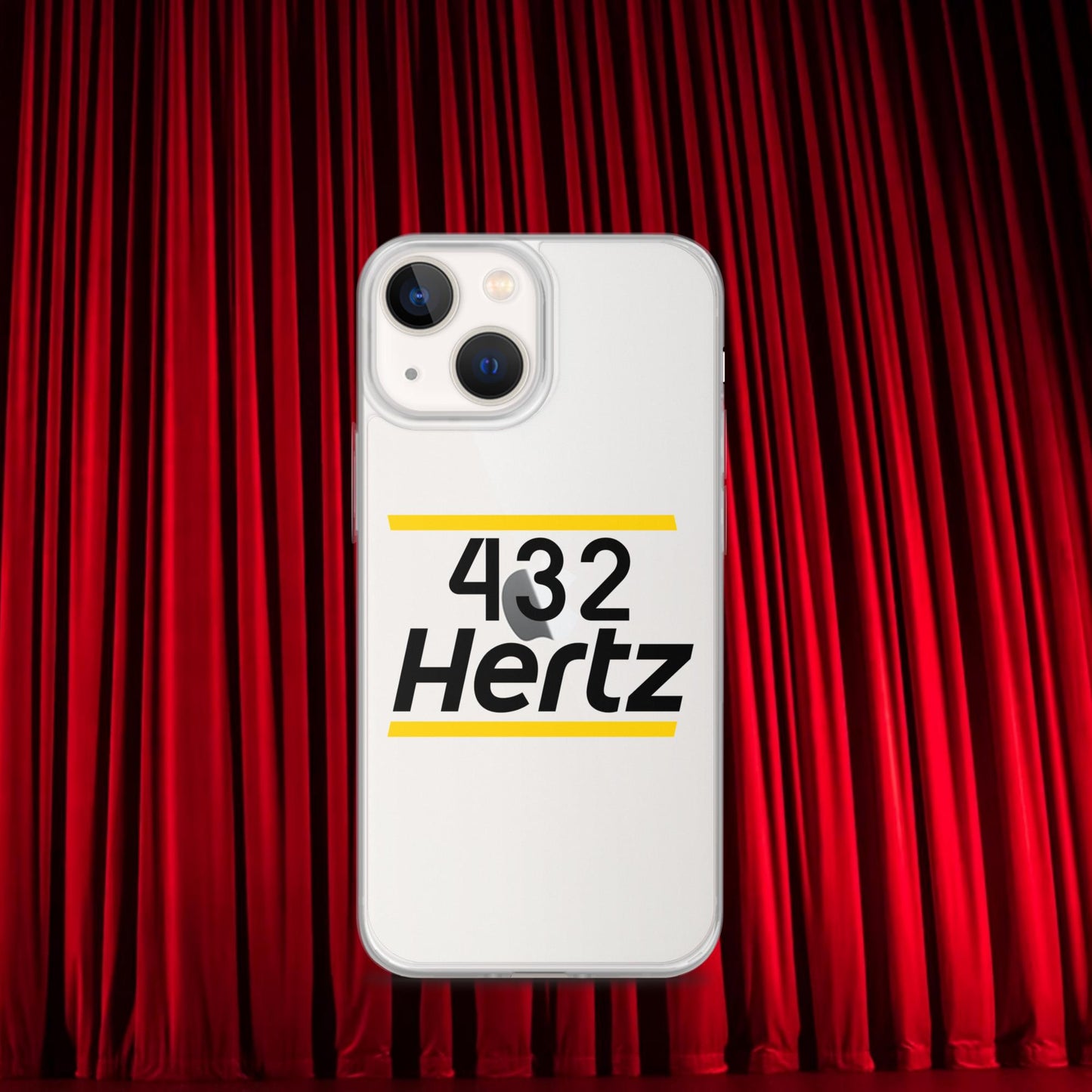 432Hz Hertz Matt and Shane's Secret Podcast MSSP Clear Case for iPhone iPhone 13 mini Mobile Phone Cases Matt McCusker MSSP Podcasts Shane Gillis Stand-up Comedy Next Cult Brand