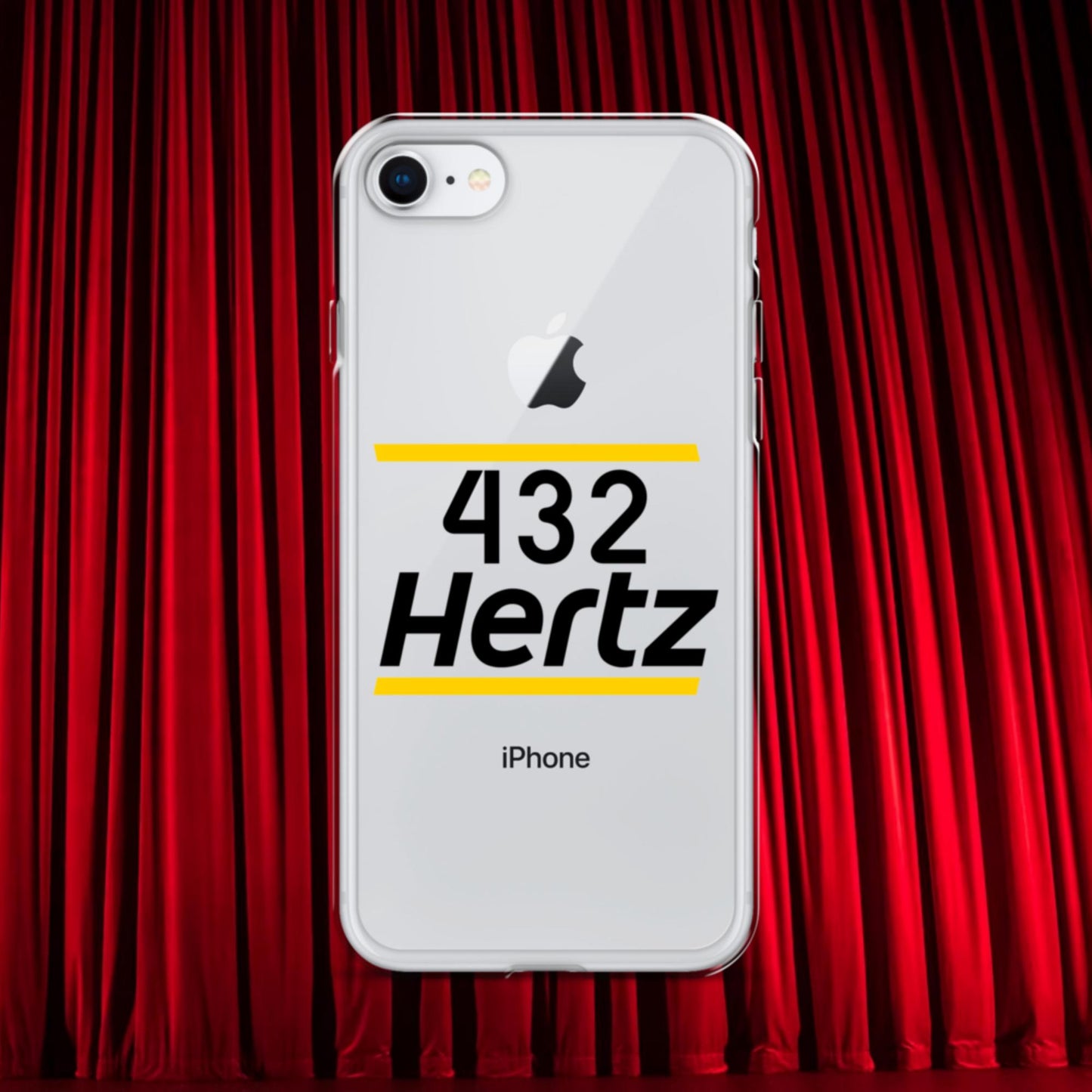 432Hz Hertz Matt and Shane's Secret Podcast MSSP Clear Case for iPhone iPhone 7 8 Mobile Phone Cases Matt McCusker MSSP Podcasts Shane Gillis Stand-up Comedy Next Cult Brand