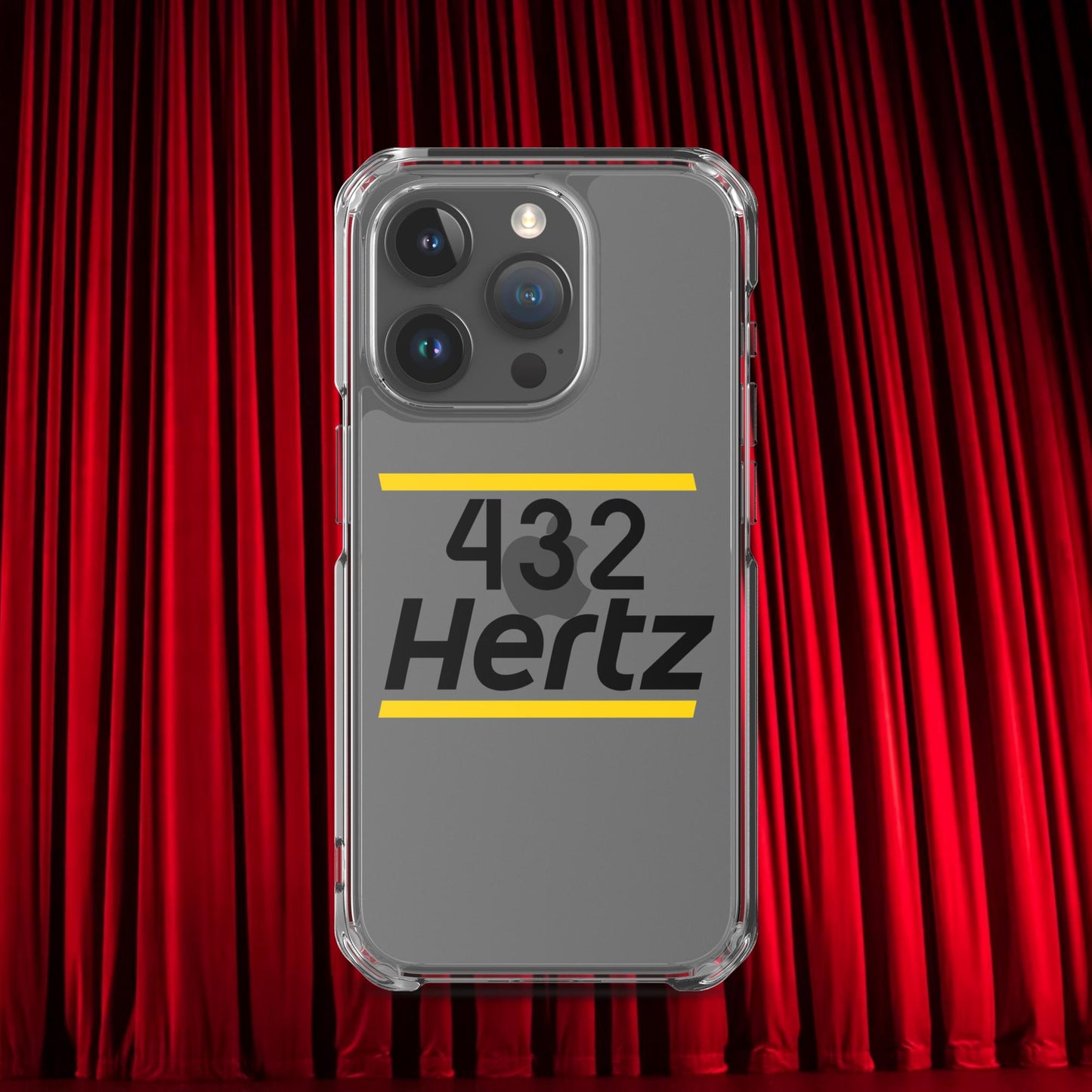 432Hz Hertz Matt and Shane's Secret Podcast MSSP Clear Case for iPhone iPhone 15 Pro Mobile Phone Cases Matt McCusker MSSP Podcasts Shane Gillis Stand-up Comedy Next Cult Brand