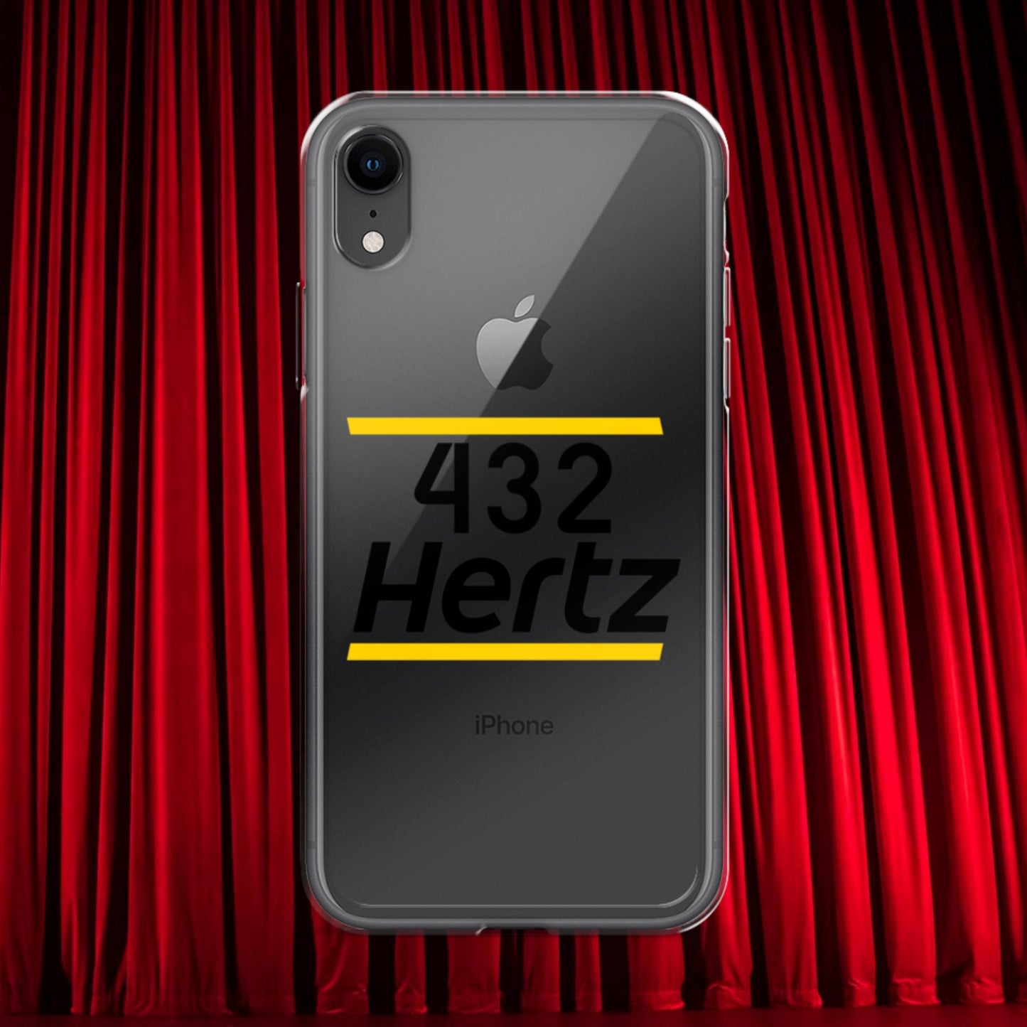 432Hz Hertz Matt and Shane's Secret Podcast MSSP Clear Case for iPhone iPhone XR Mobile Phone Cases Matt McCusker MSSP Podcasts Shane Gillis Stand-up Comedy Next Cult Brand