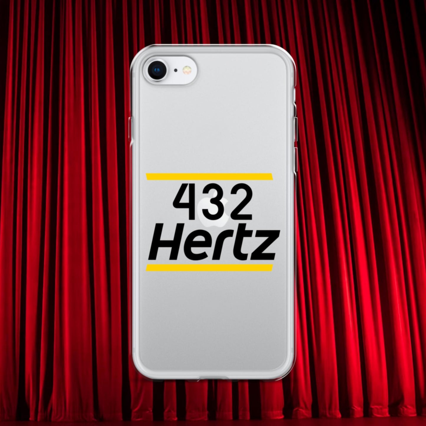 432Hz Hertz Matt and Shane's Secret Podcast MSSP Clear Case for iPhone iPhone SE Mobile Phone Cases Matt McCusker MSSP Podcasts Shane Gillis Stand-up Comedy Next Cult Brand