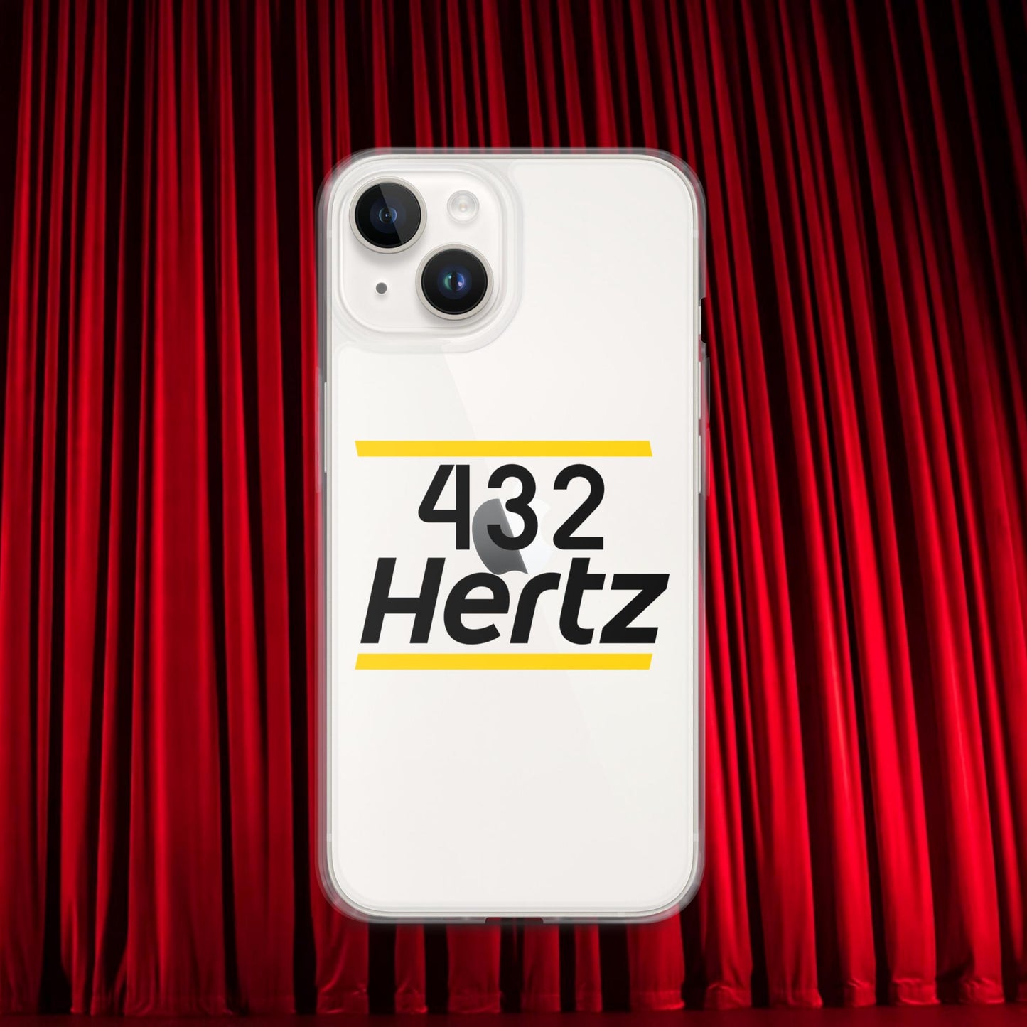 432Hz Hertz Matt and Shane's Secret Podcast MSSP Clear Case for iPhone iPhone 14 Mobile Phone Cases Matt McCusker MSSP Podcasts Shane Gillis Stand-up Comedy Next Cult Brand